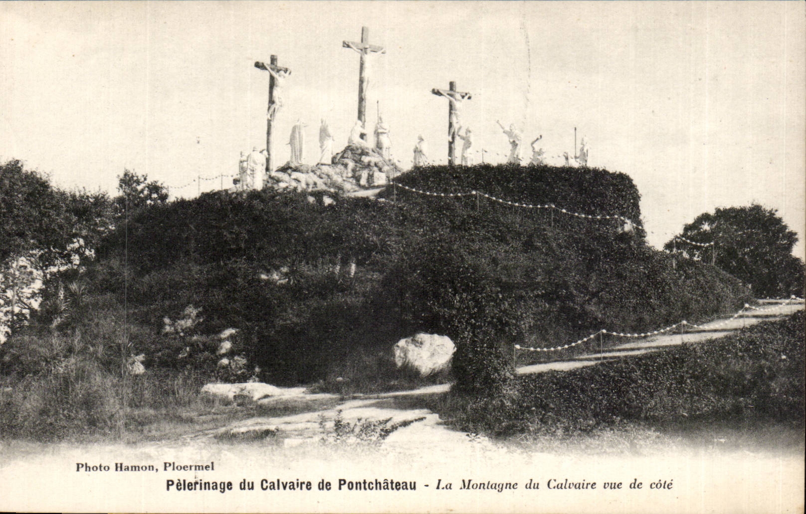 CPA Pilgrimage of the martyrdom of Pontchateau the way of cross the mountain of the martyrdom seen of dimension