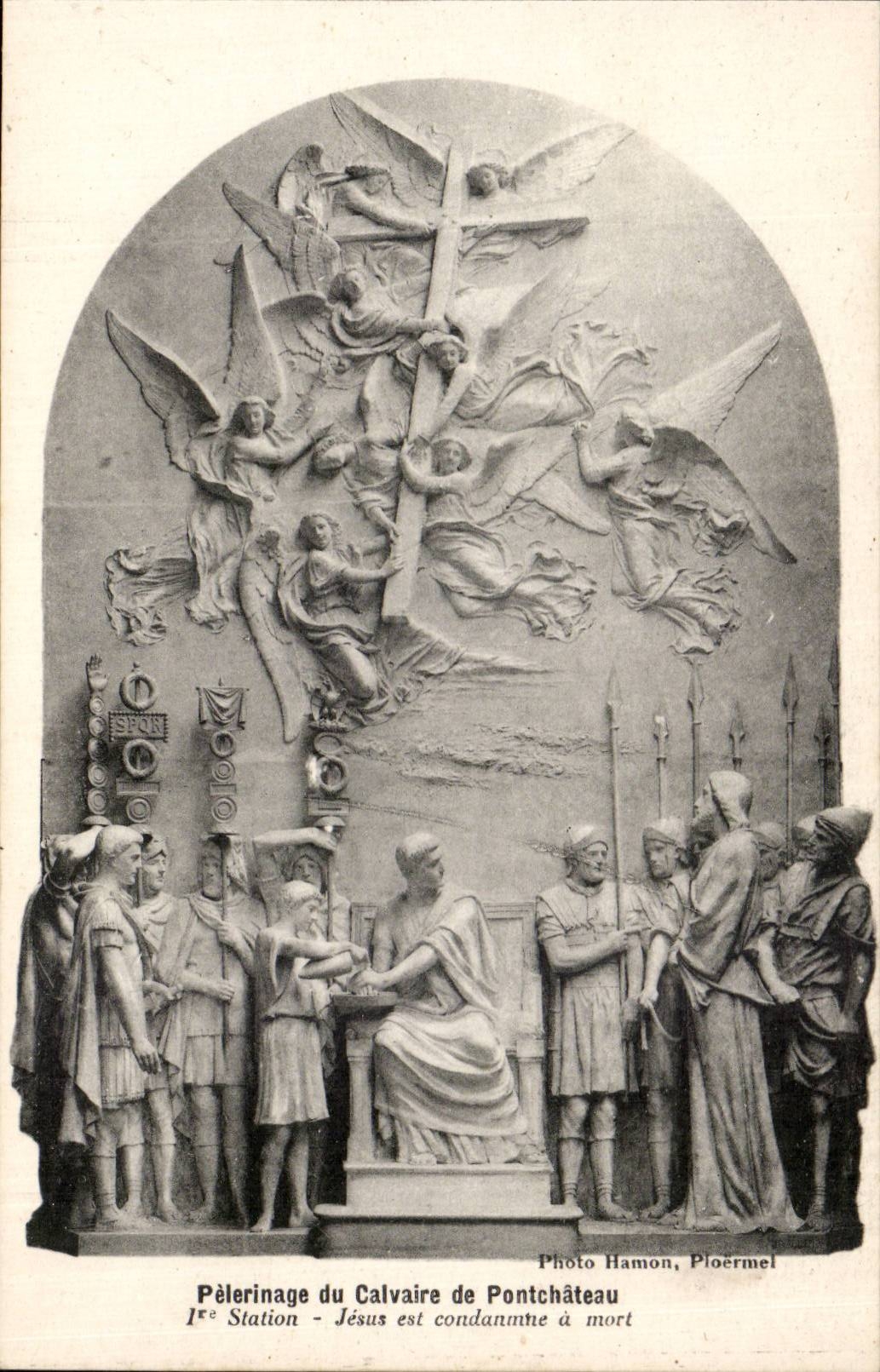 CPA Pelerinage of the martyrdom of Pontchateau Jesus east condemns died