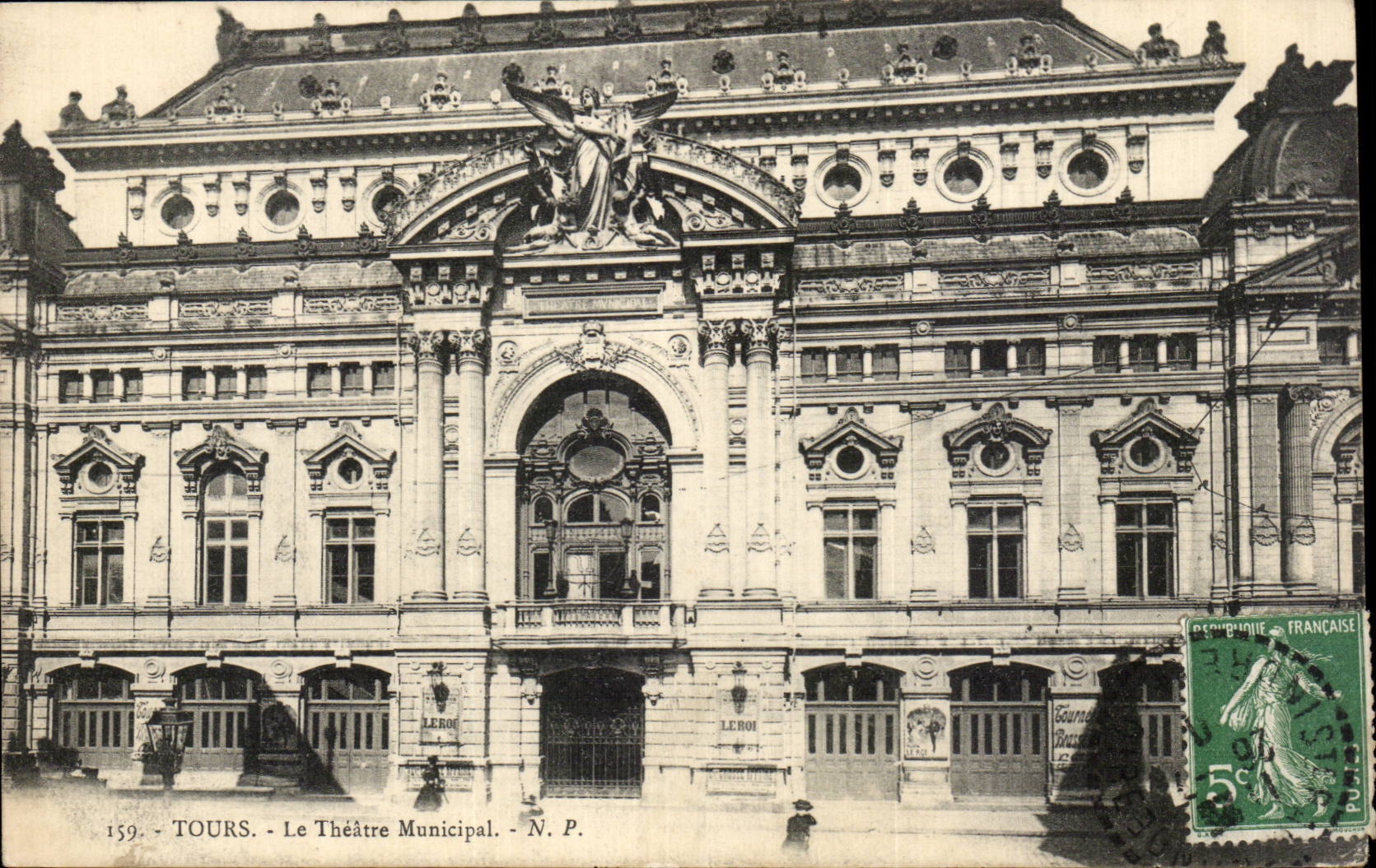 CPA Tours le theatre municipal