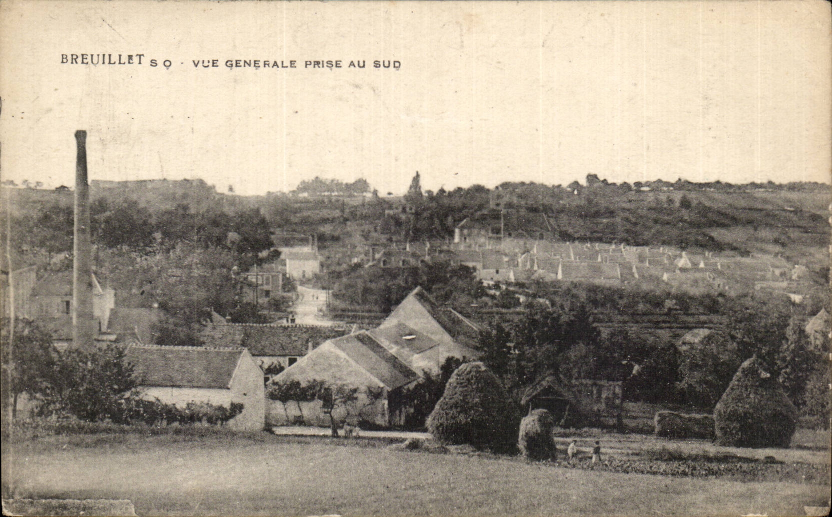 CPA Breuillet View taken in the south
