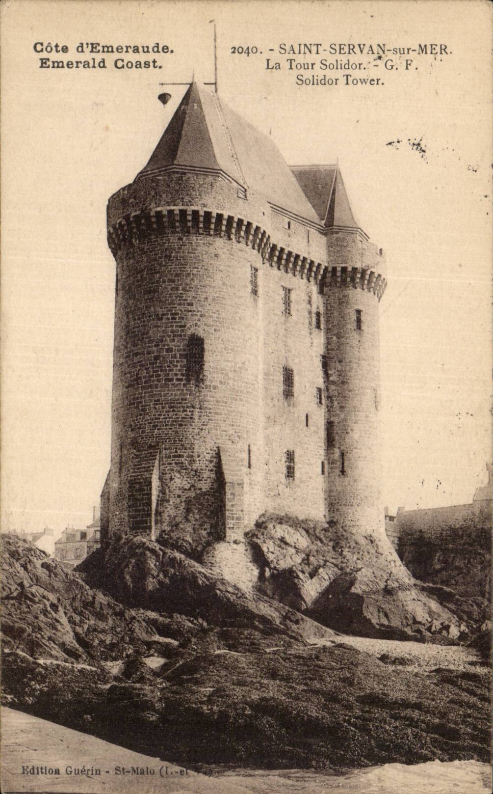 CPA Saint Servan sur Mer La tour Solidor