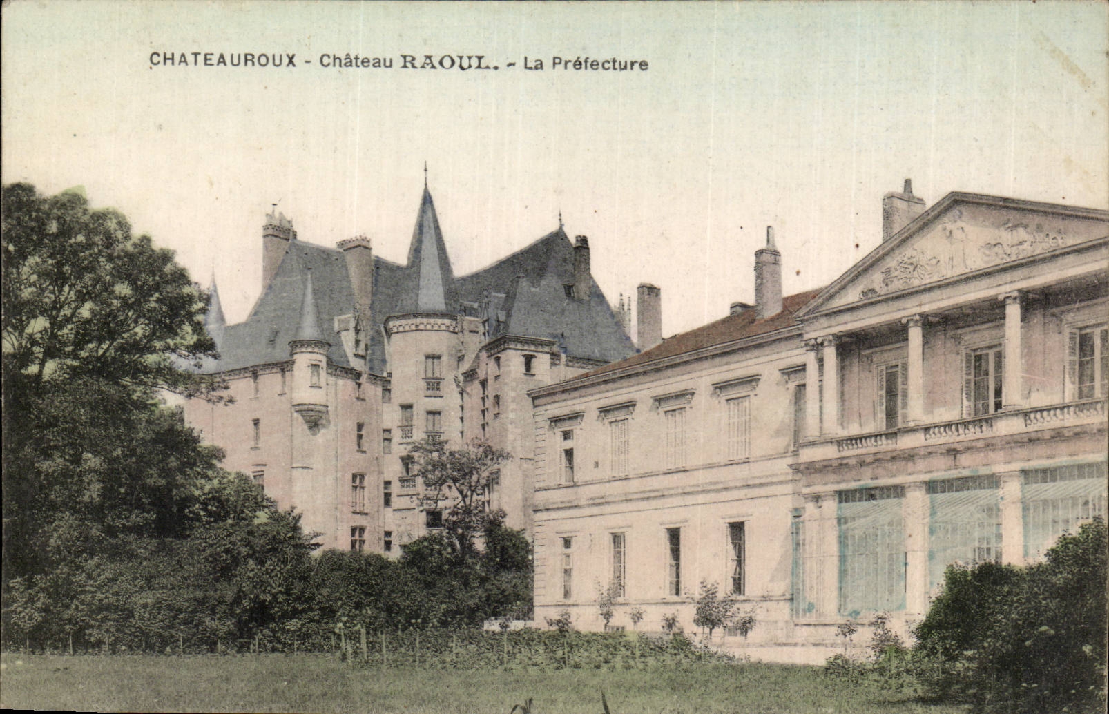 CPA Chateauroux Raoul Castle prefecture