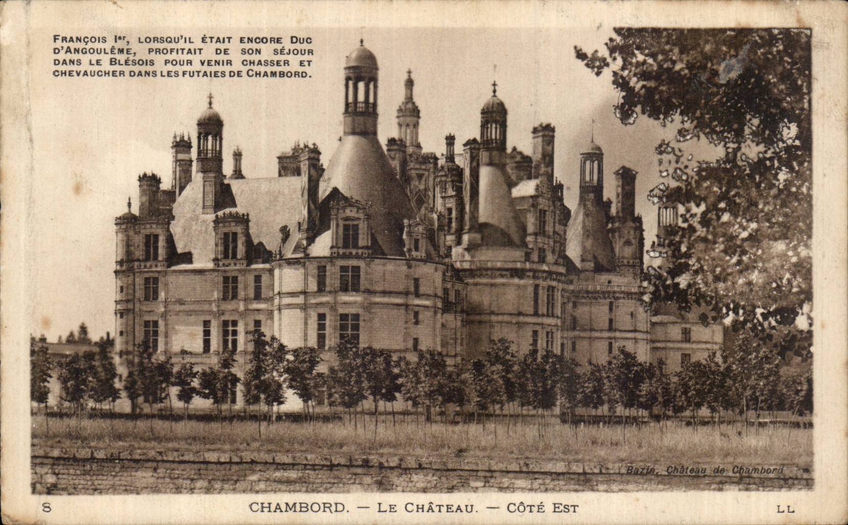 CPA Chambord Le chateau cote ESt