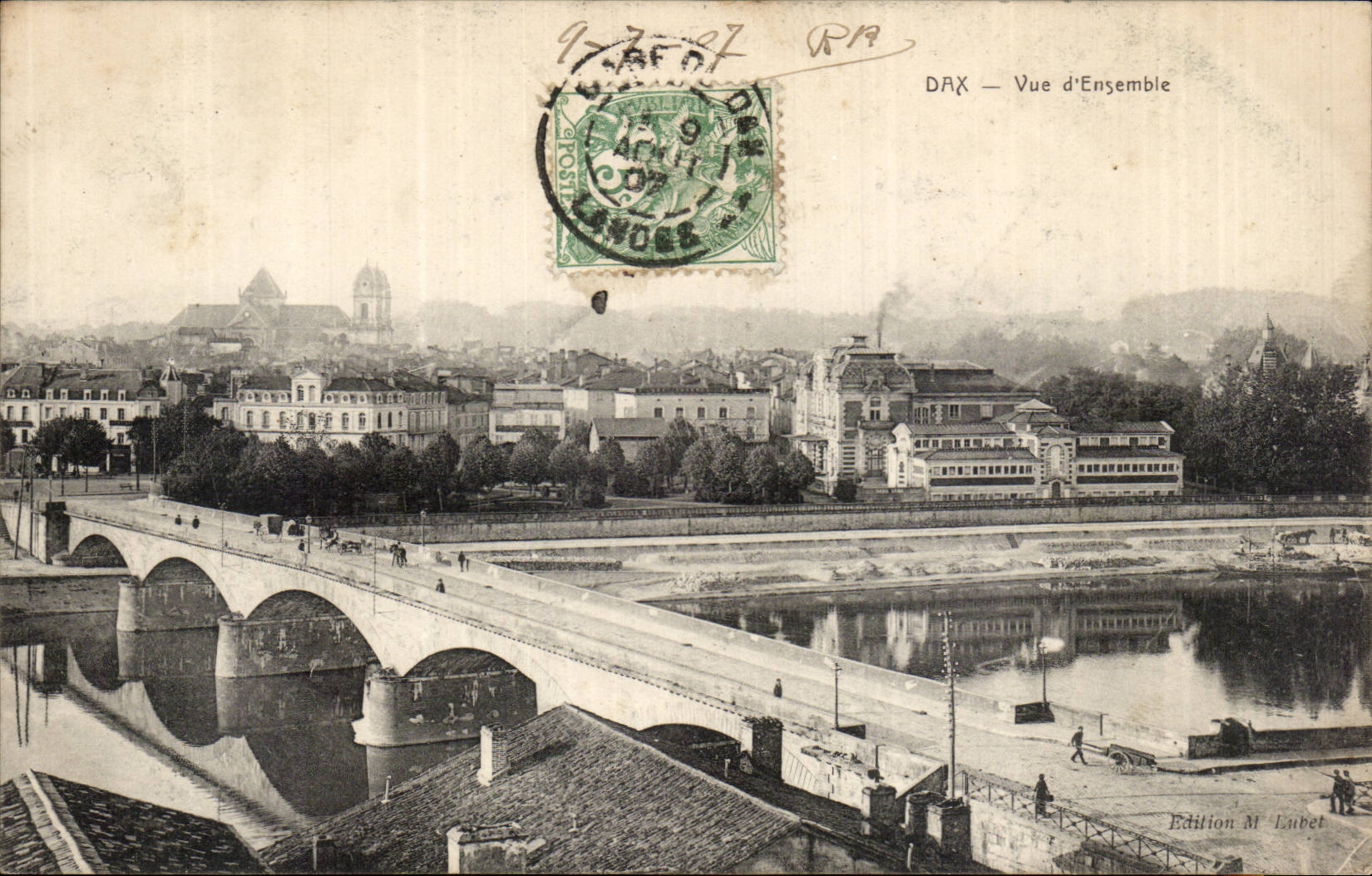 CPA Dax Vue d'ensemble