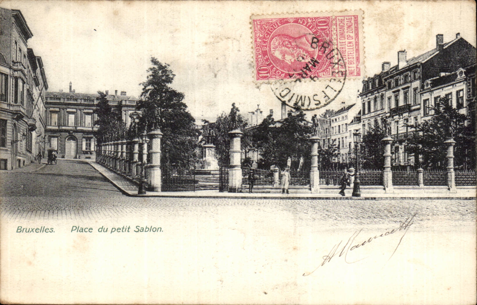 CPA Brussels Places small Fine sand