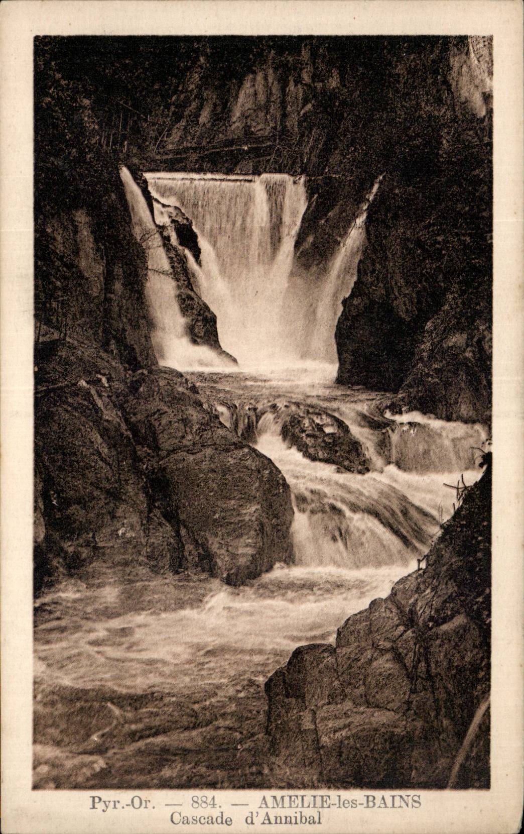 CPA Amelie les Bains Cascade of Annibal