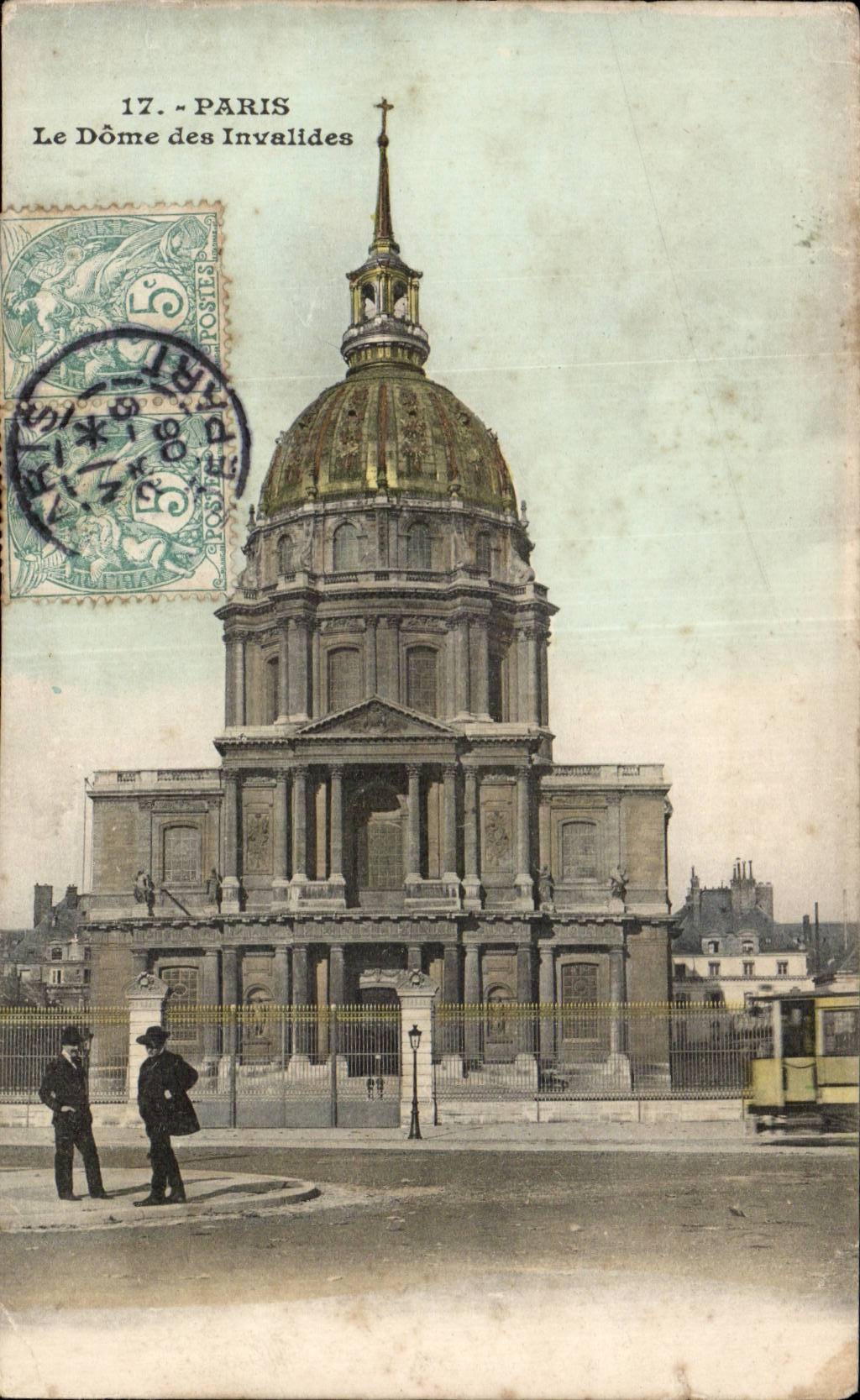CPA Paris the Dome of Invalides
