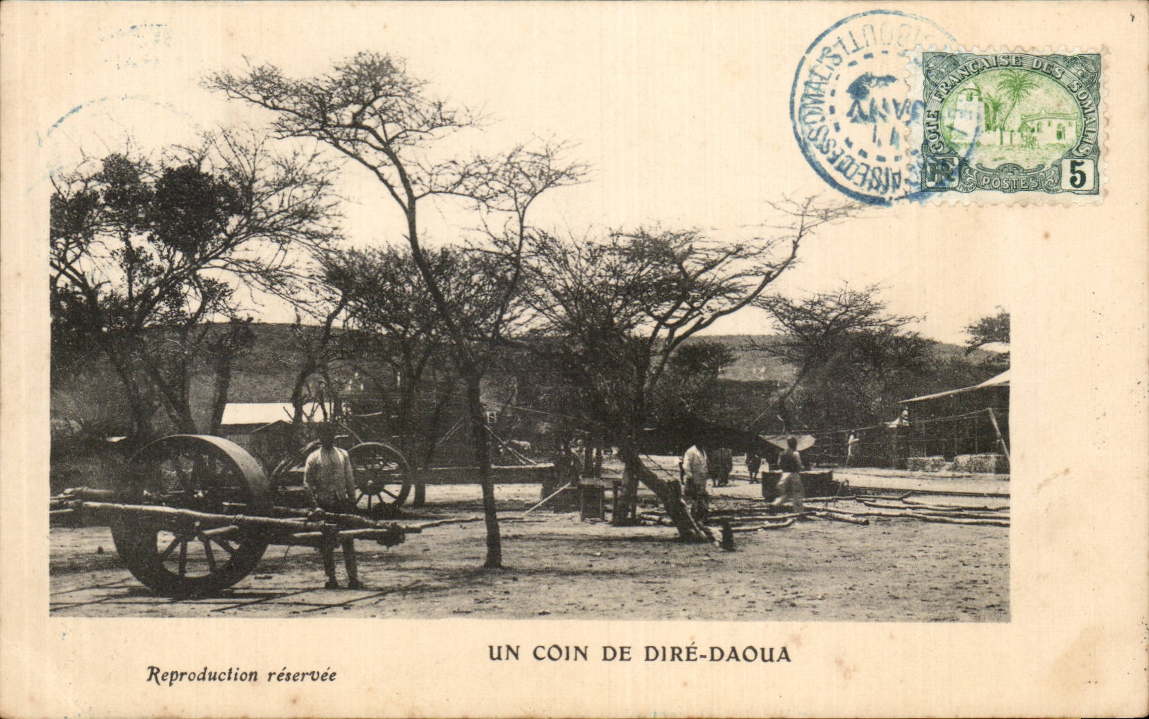 CPA Dimensions of Somalis Djibouti a corner To say Daoua