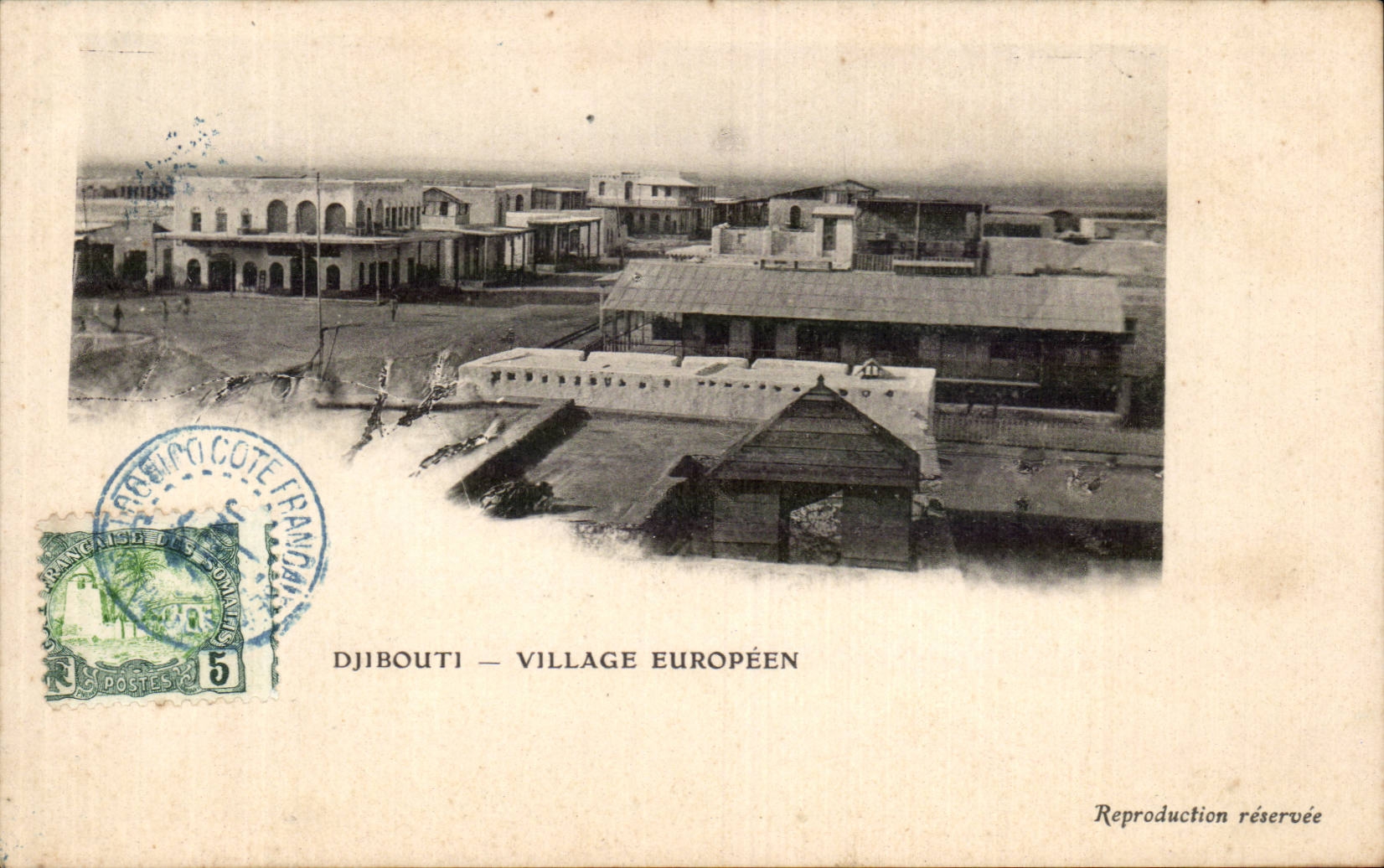 CPA Dimensions of Somalis Djibouti Village European