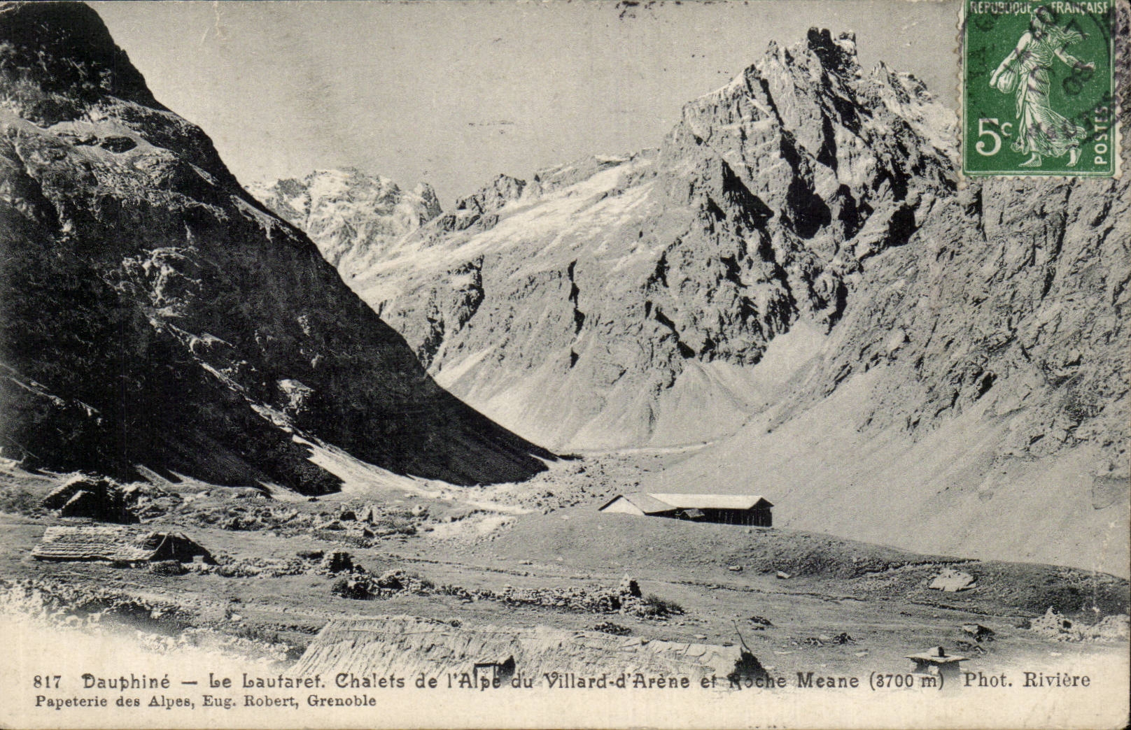 Dauphine CPA Lautaret Country cottages of the alpe of Villard and Roche Meane