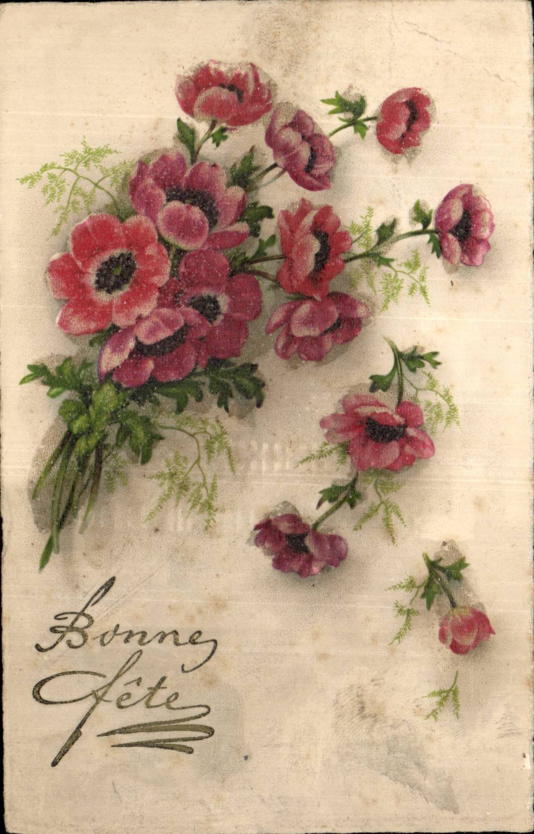 CPA Phantasie-Blumen