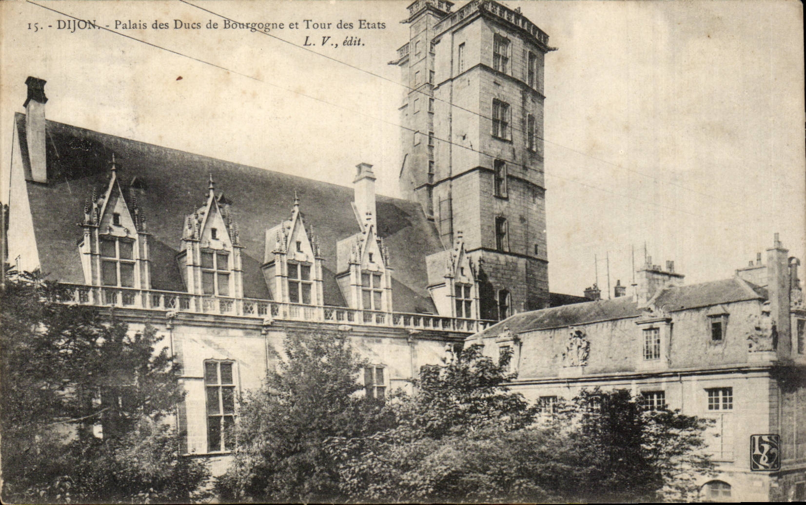 CPA Dijon Gaumen der Herzoge von Burgunder und der Umdrehung der Zustande