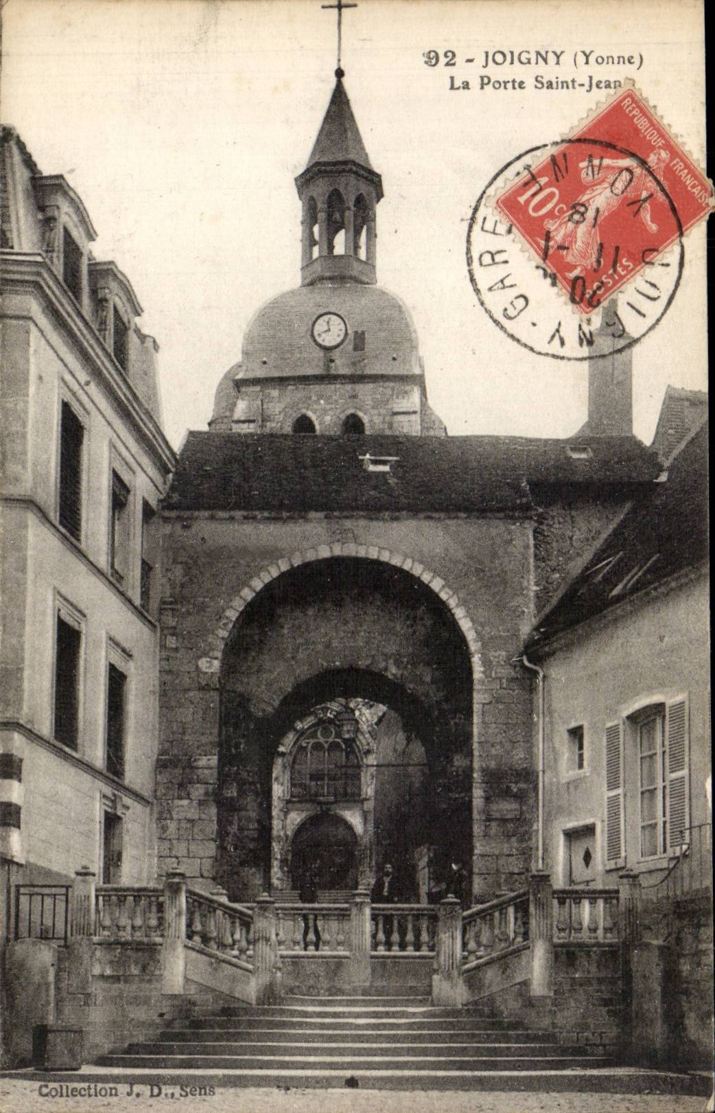 CPA Joigny die Tur Saint Jeanne