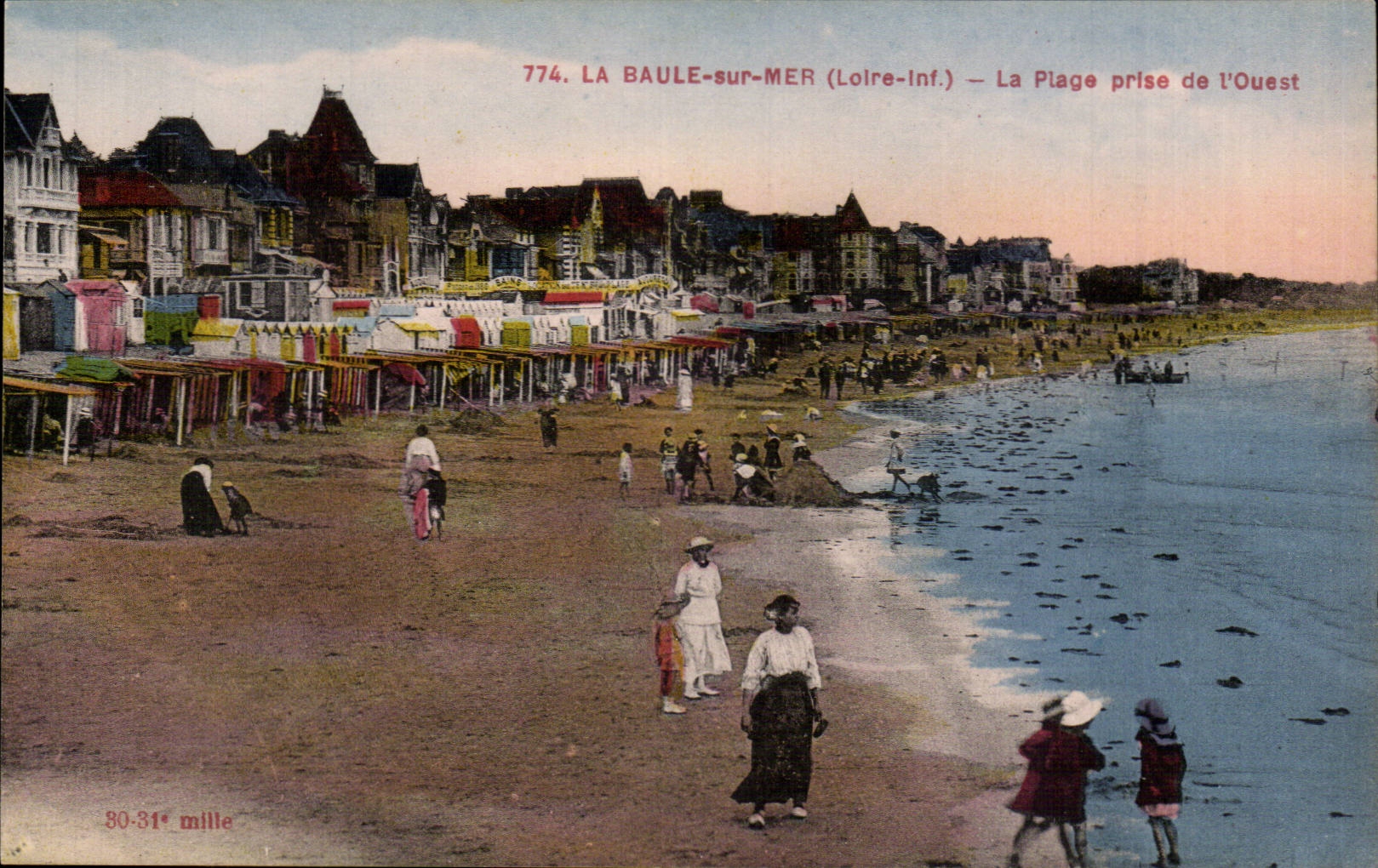 CPA Baule on Sea the beach taken of the West