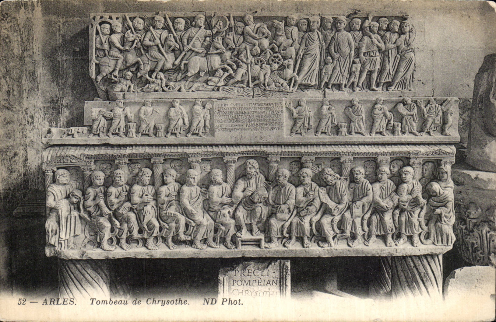 Arles CPA Tomb of Chrysothe