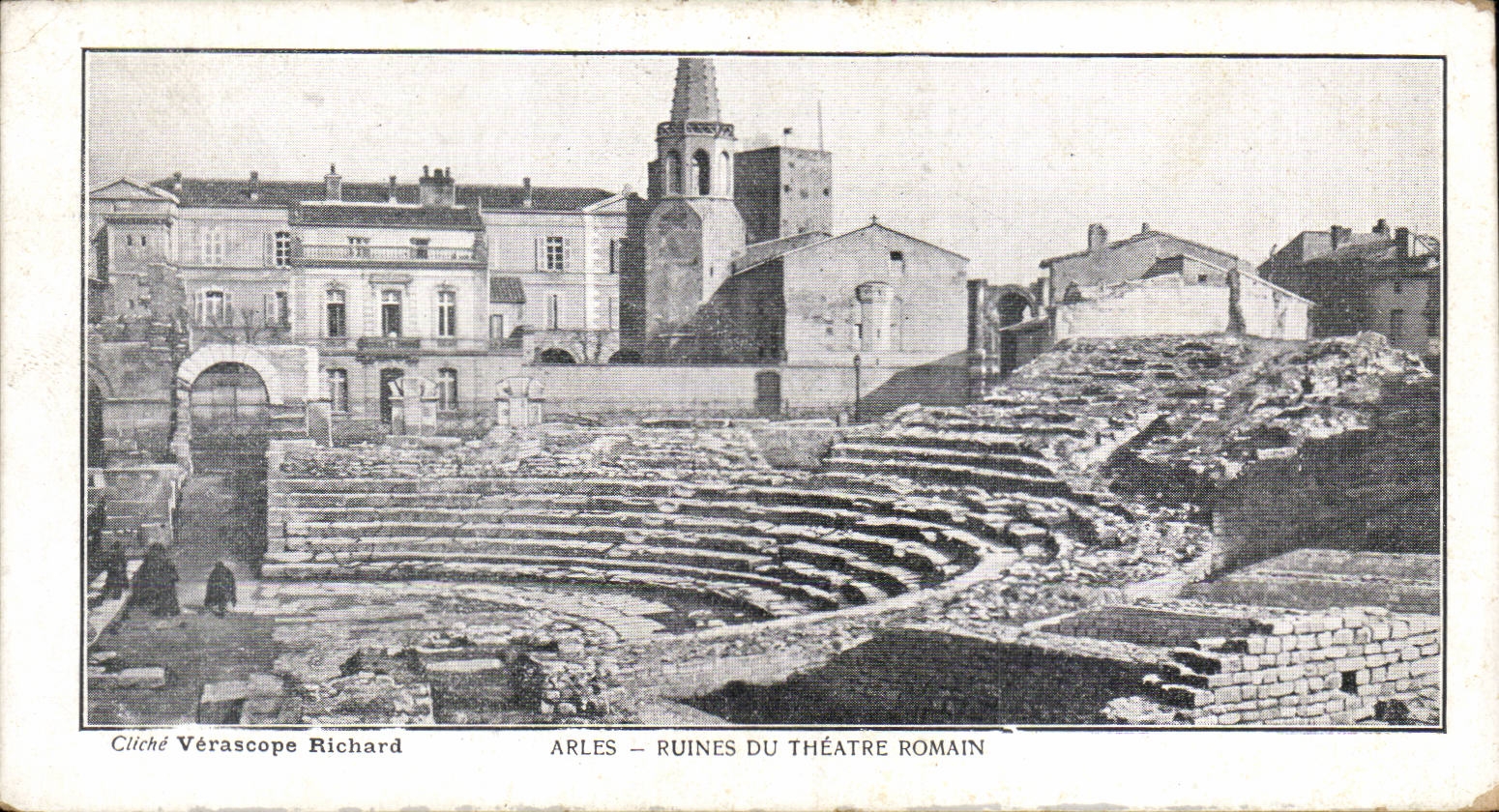 Arles CPA Ruins of the Roman theater