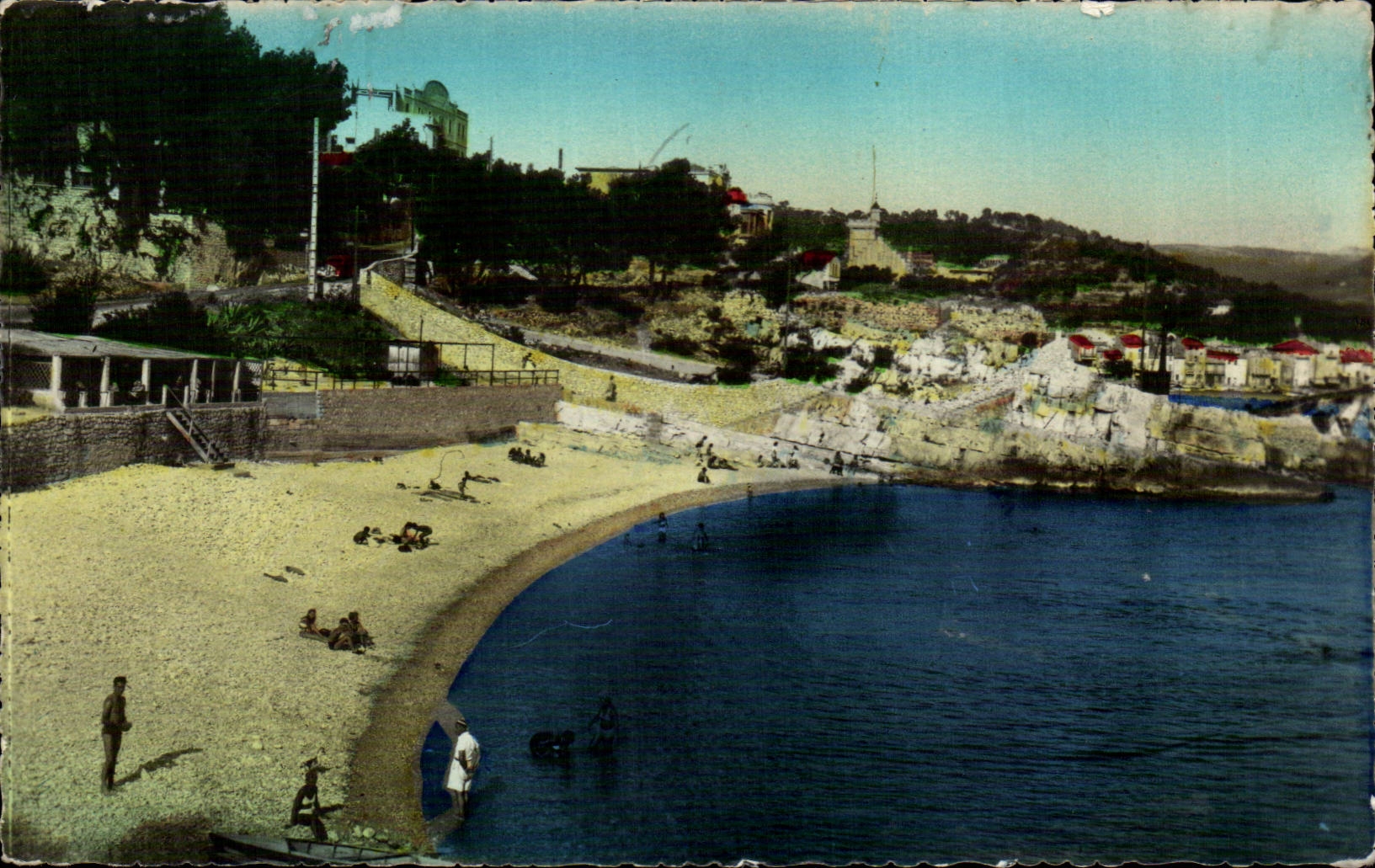 Cassis sur Mer CPA the beach of Bestouan