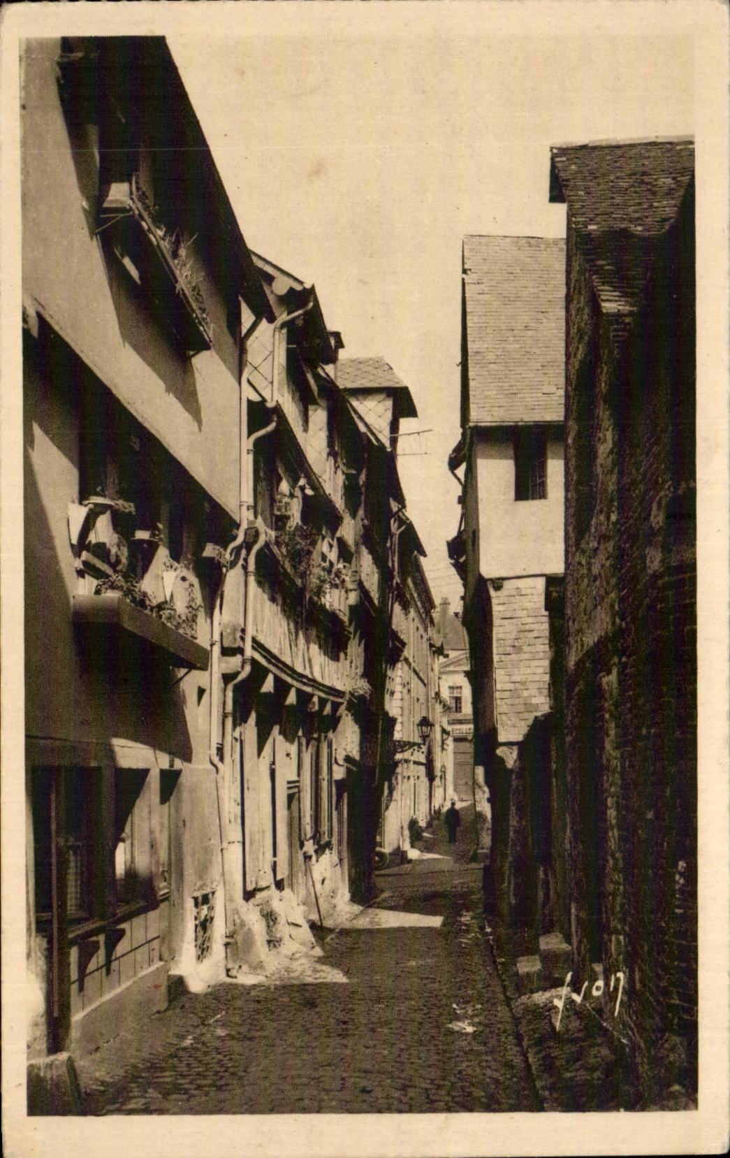 Lisieux CPA Strasse Aristide Briand