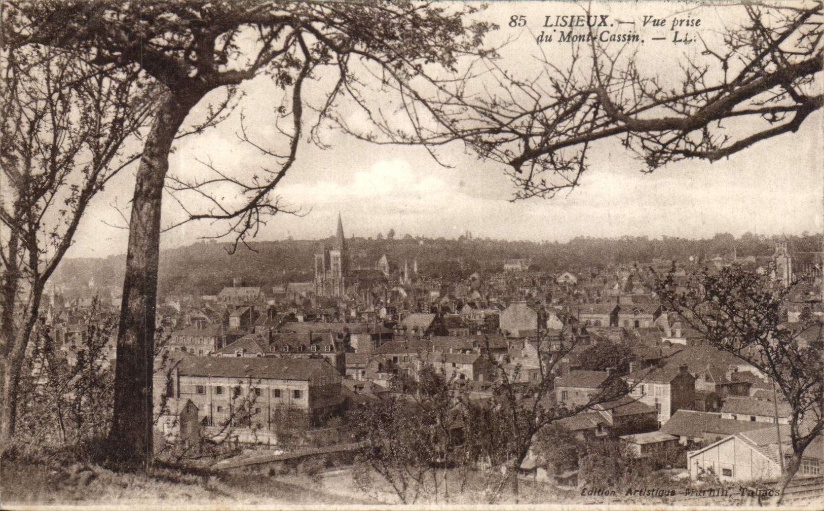 Lisieux CPA gesehen von der Cassin Einfassung
