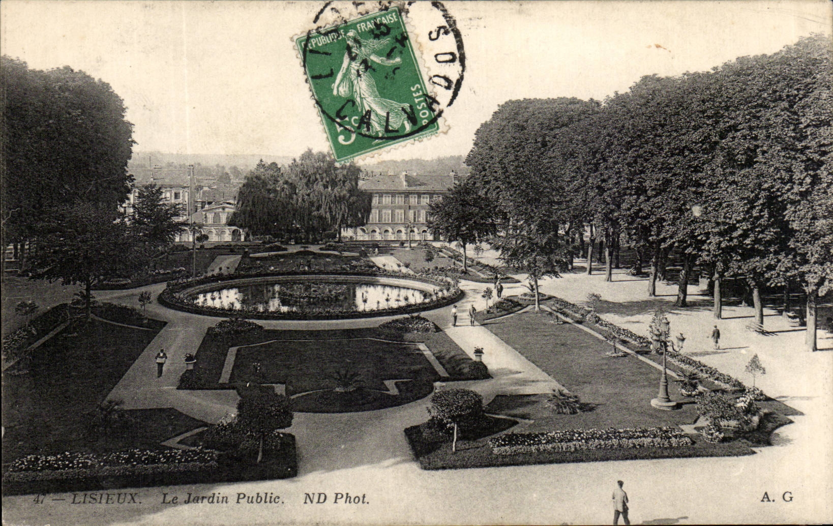 Lisieux CPA der allgemeine Garten