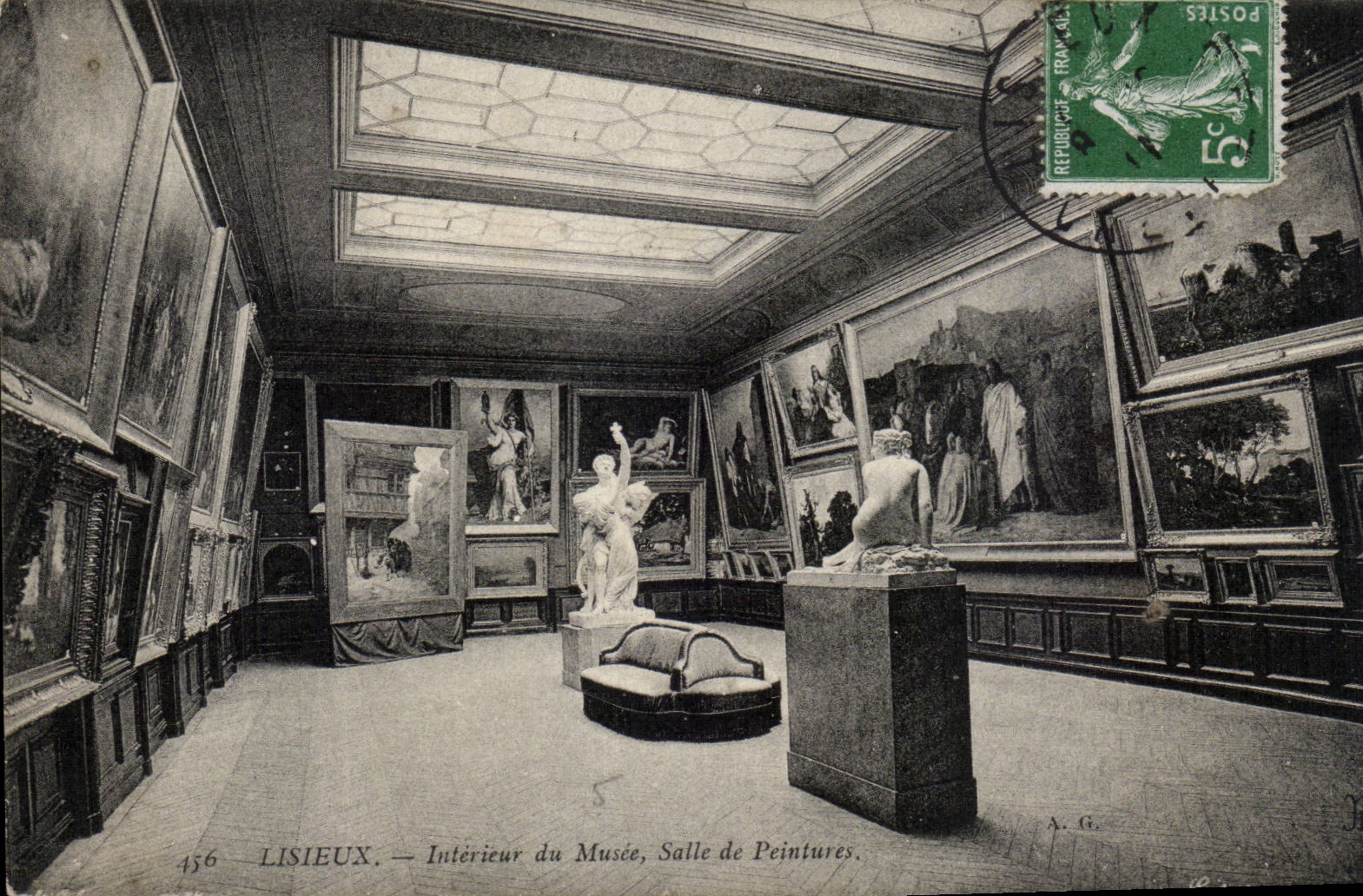 InnenLisieux CPA des Museums-Raumes der Anstriche