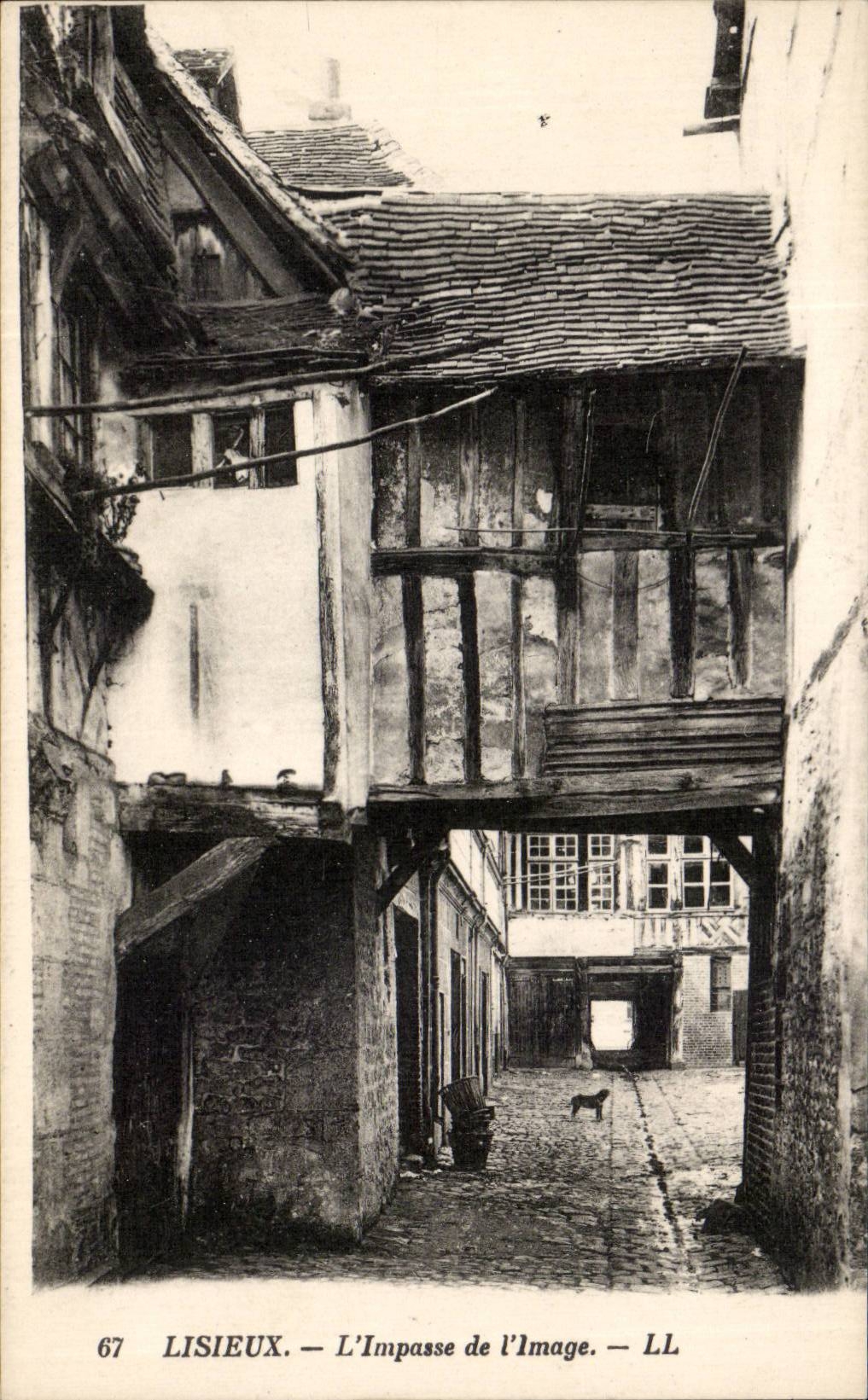 Lisieux CPA Sackgasse des Bildes