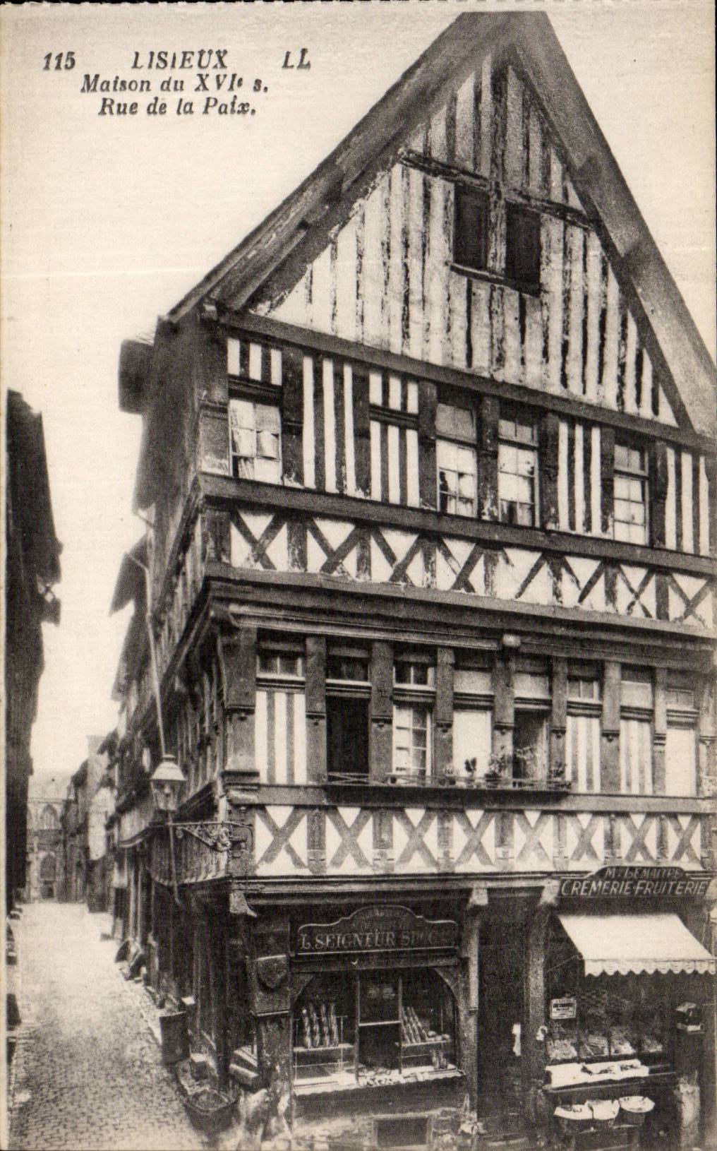 Lisieux CPA Haus der 16 Strasse der Friedensbackerei