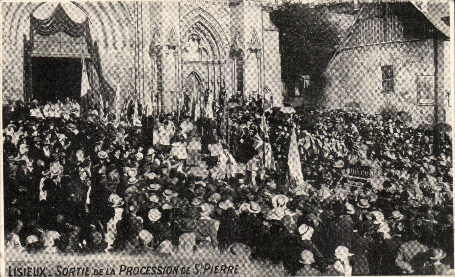 Lisieux CPA verliess die Prozession von Str Pierre