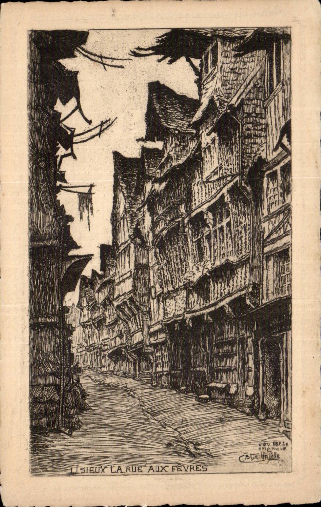 Lisieux CPA the street with the Boilermen