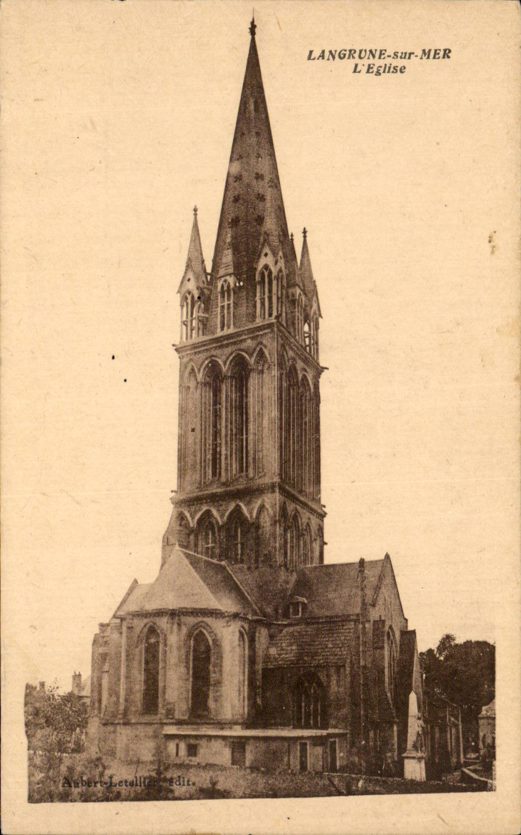 Langrune on Sea CPA the church