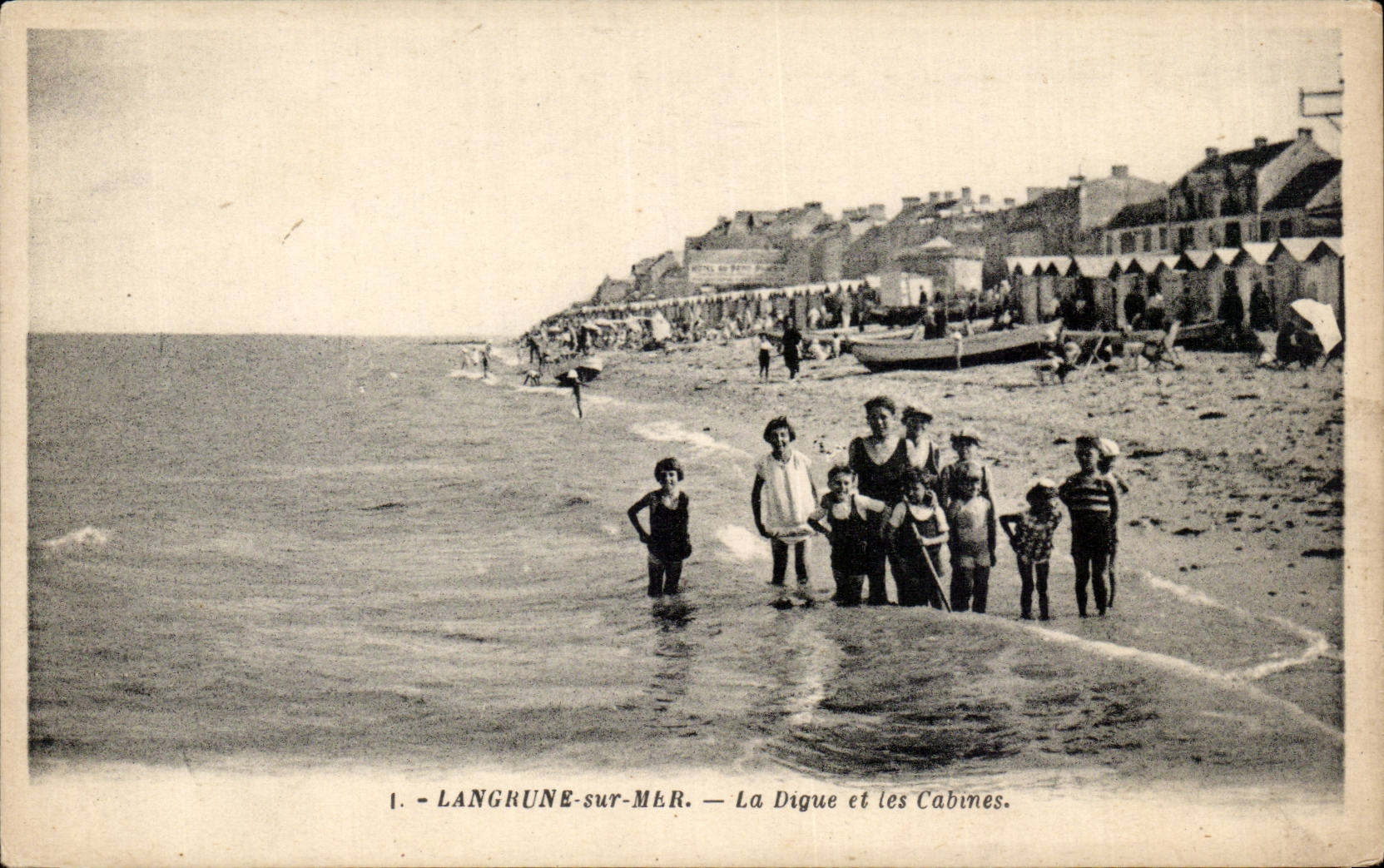 Langrune on Sea CPA the dam and cabins