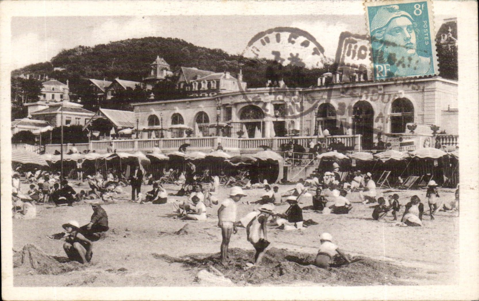 CPA Houlgate the beach and the casino