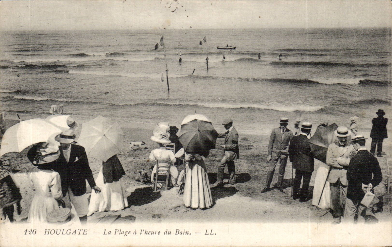 CPA Houlgate the beach per hour of the bath