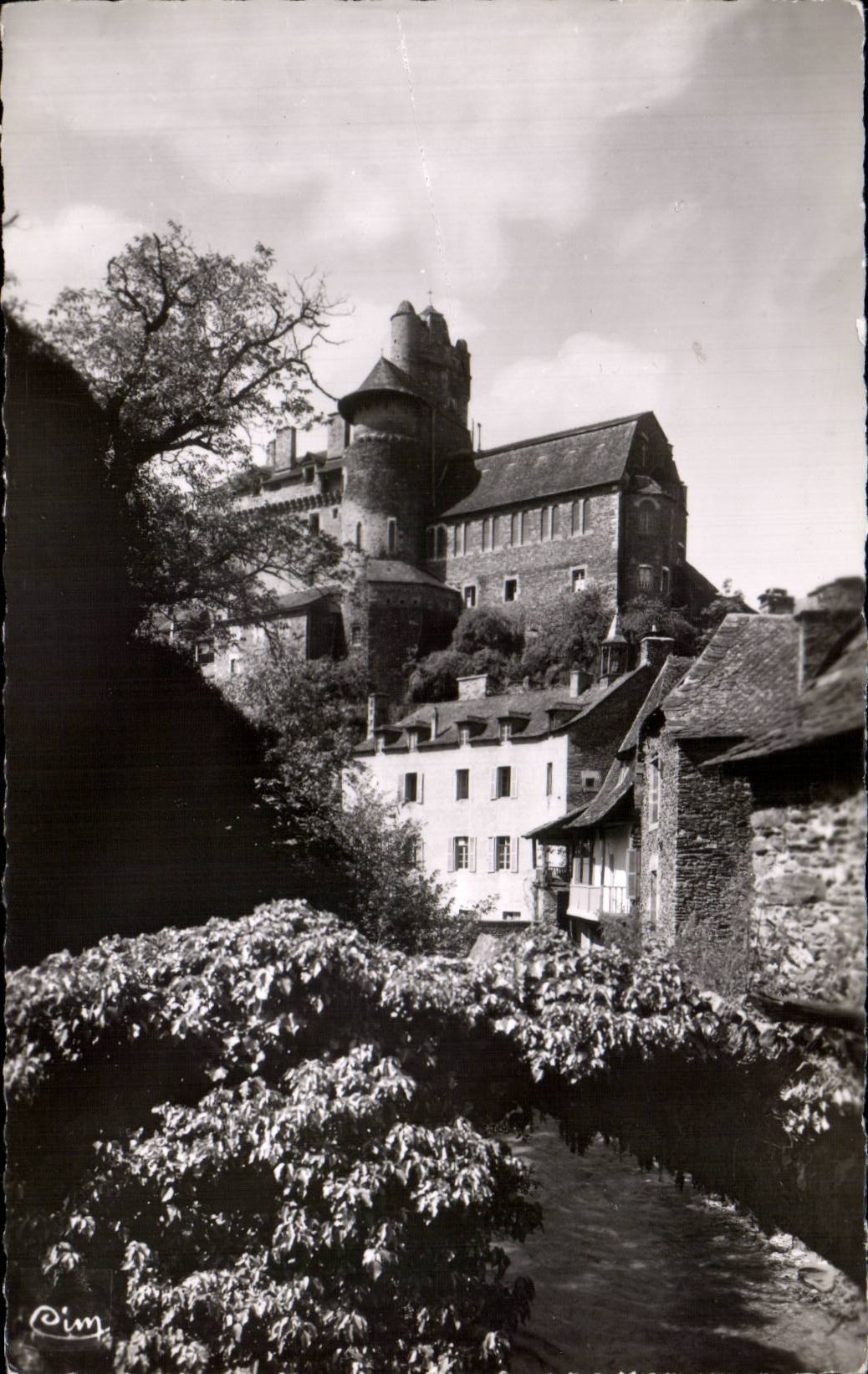 CPSM Estaing the castle seen of Coussane