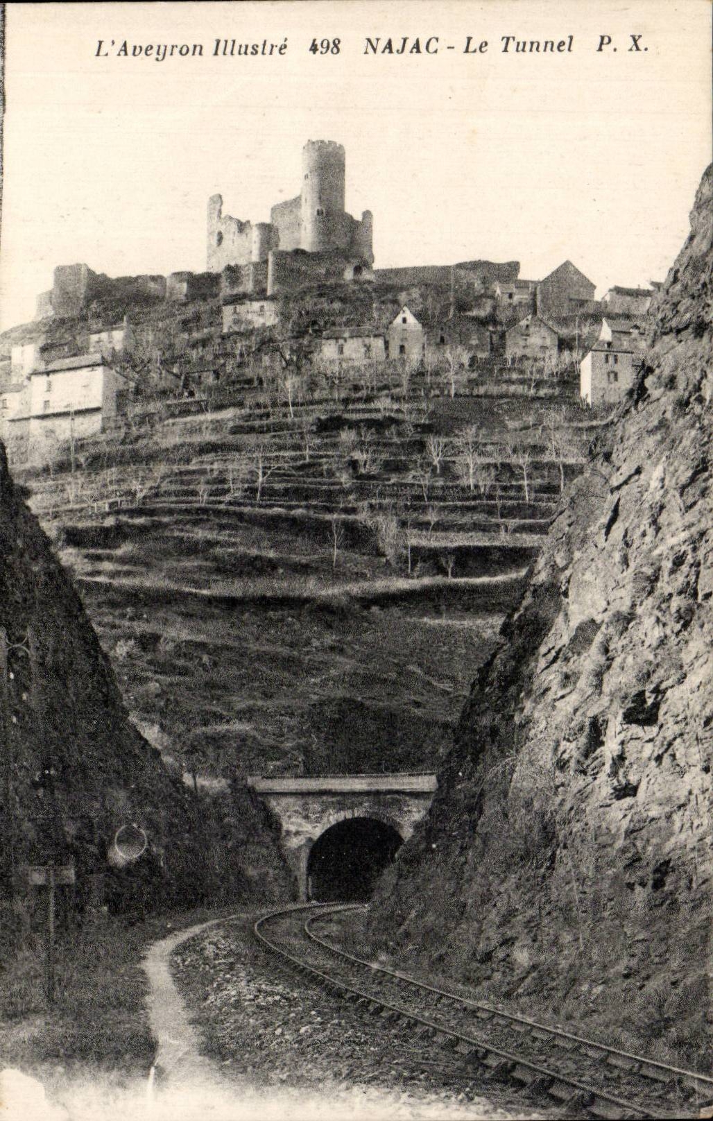 CPA Najac the tunnel