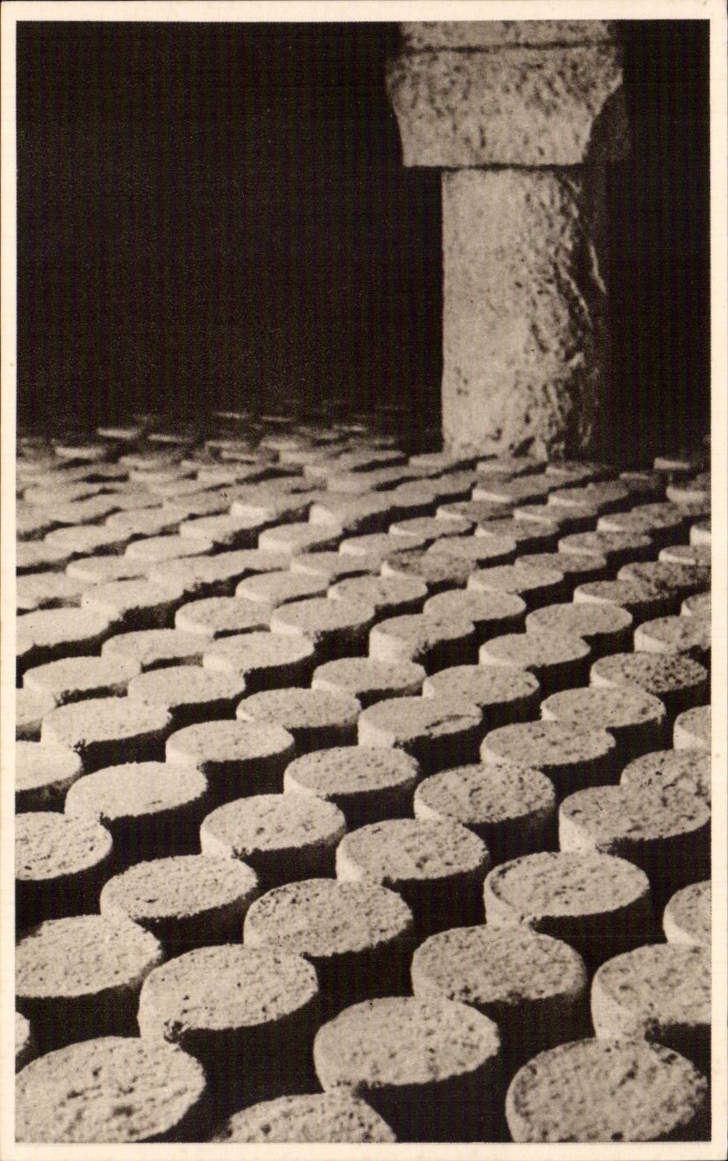 CPA Roquefort a salting tub (cheese cheese)