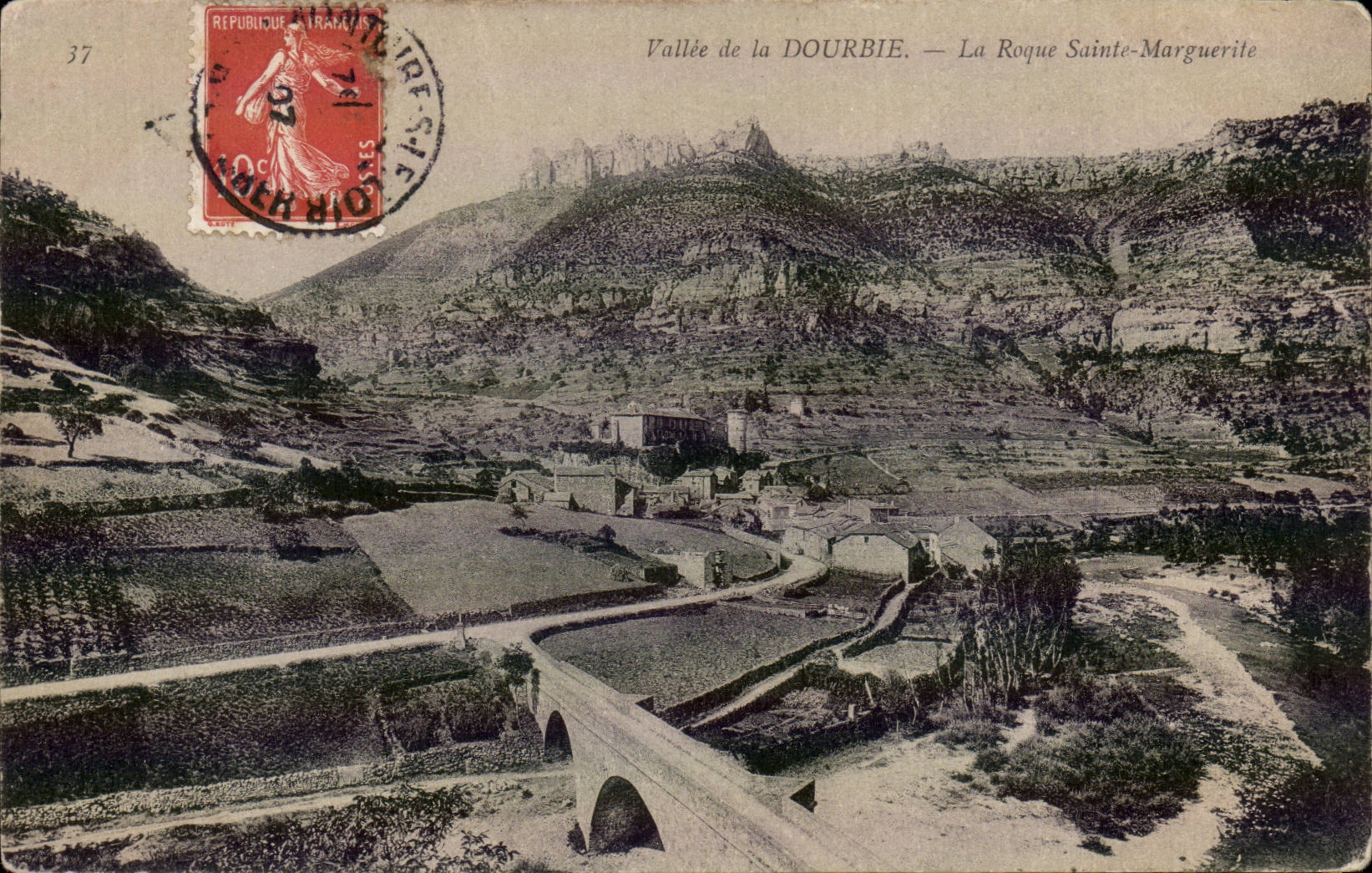 CPA Valley of Dourbie Castling Sainte Marguerite
