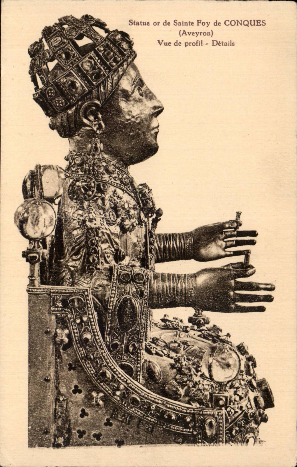 CPA Treasure of Conches Statue of co Foy