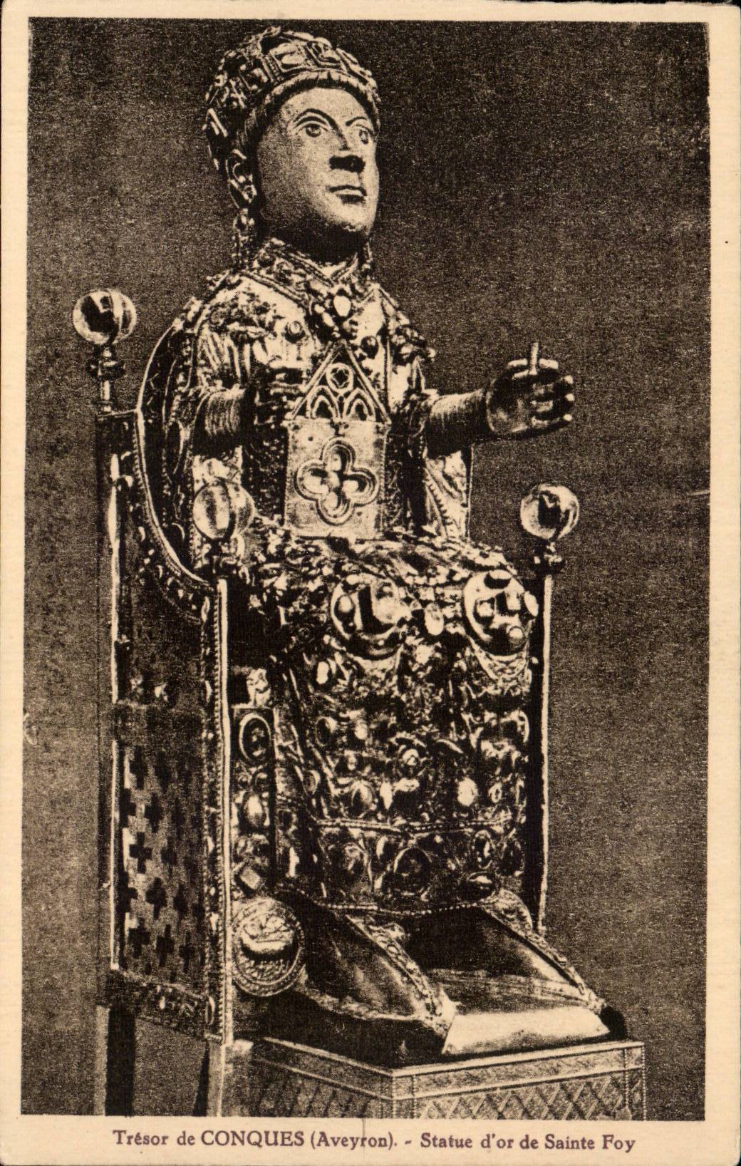 CPA Treasure of Conches Statue of co Foy