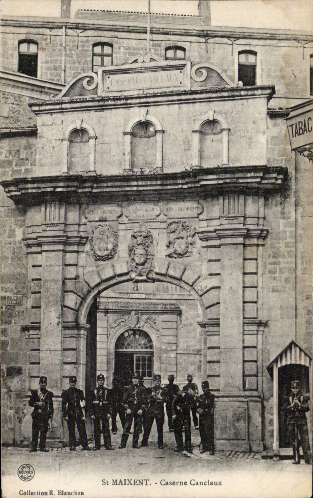 CPA St Maixent Canciaux Barracks