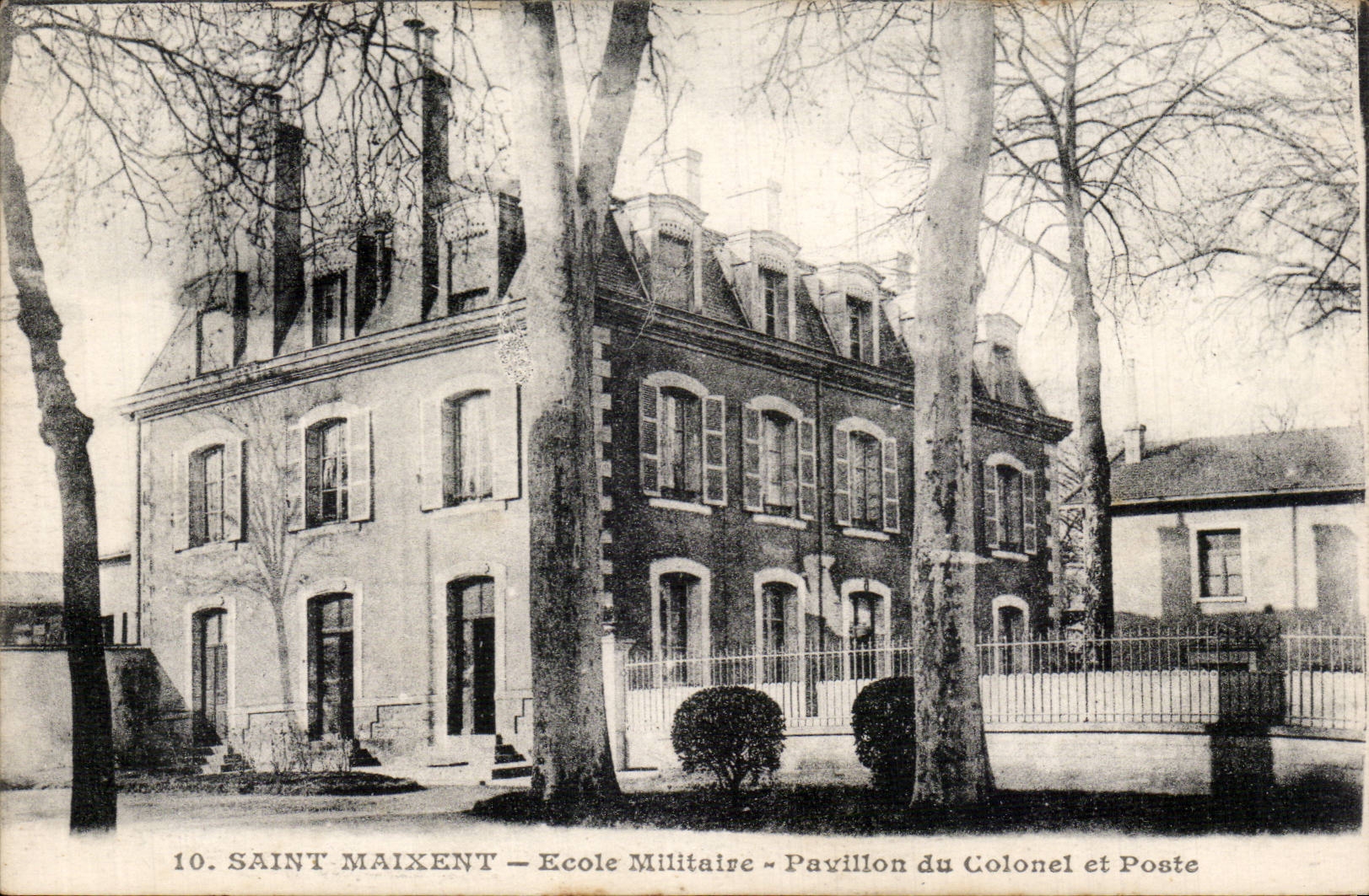 CPA Saint Maixent Military academy House of the colonel and Station