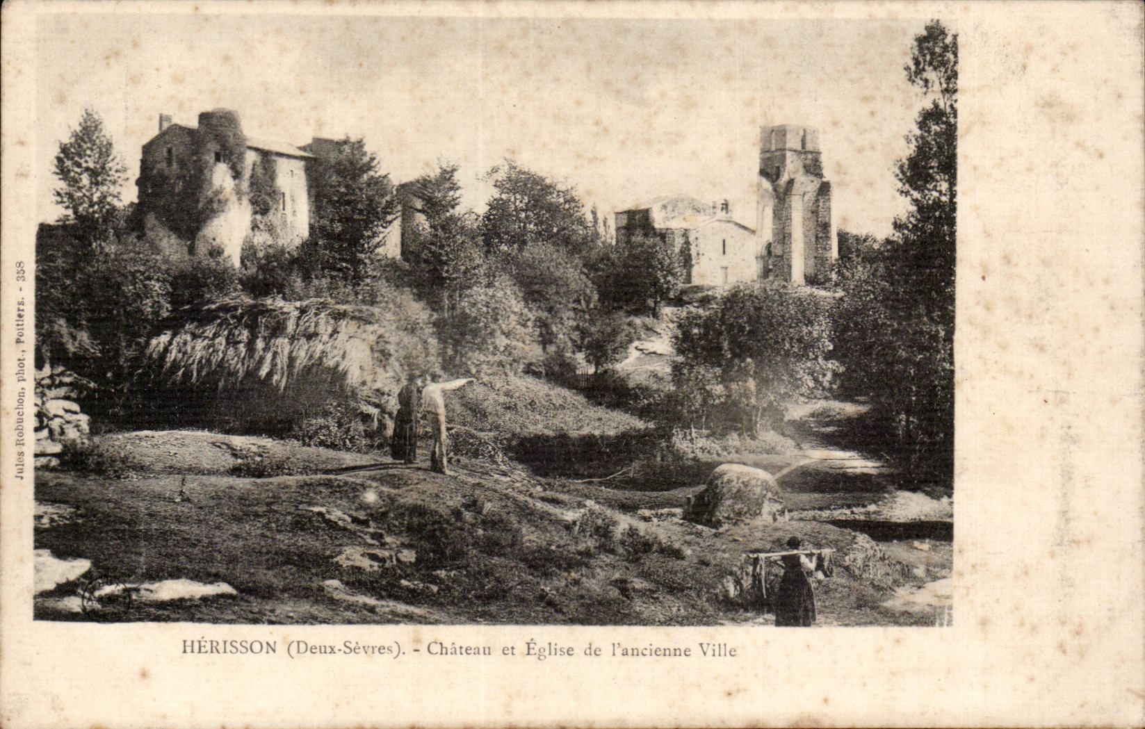 CPA Igel-Schloss und Kirche der alten Stadt