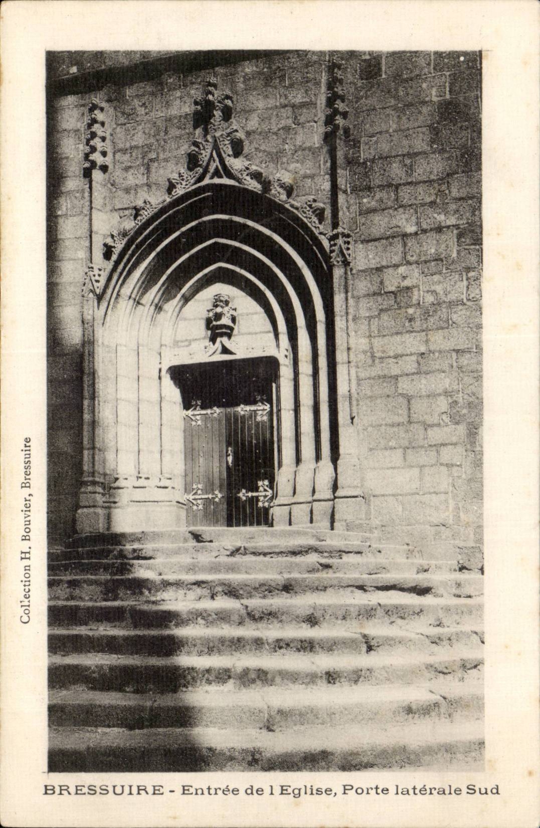 CPA Bressuire Entrance of the church Southern side Gate