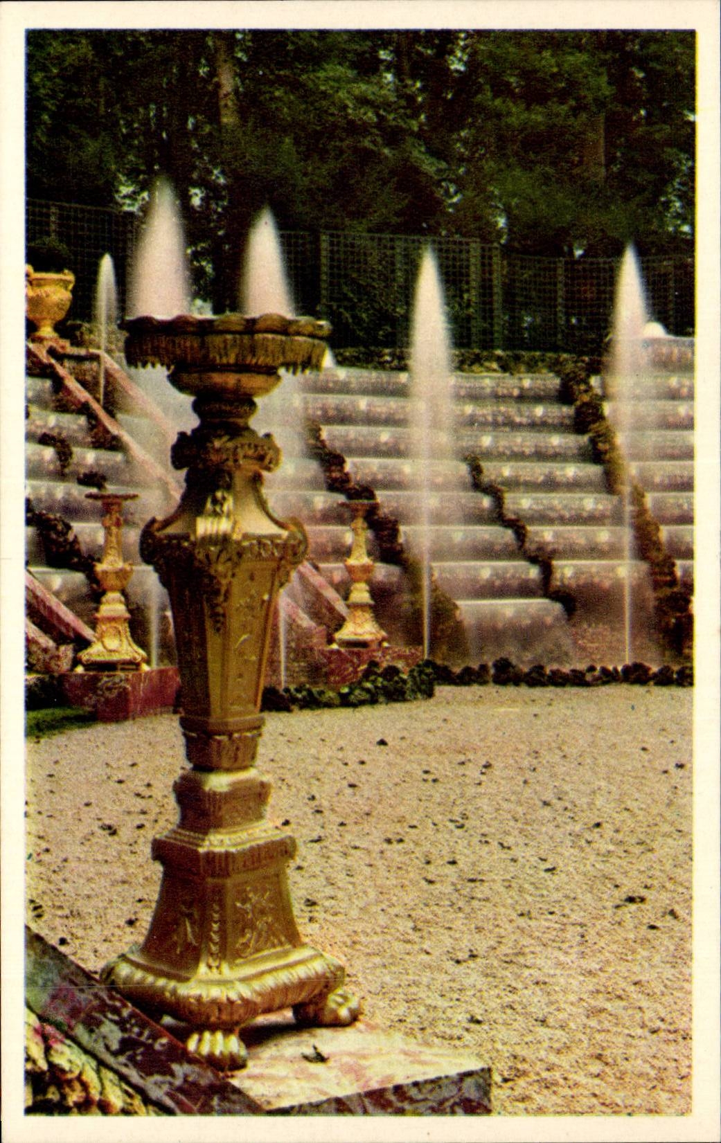 CPA Versailles Park of the castle the Thicket of Rubbles