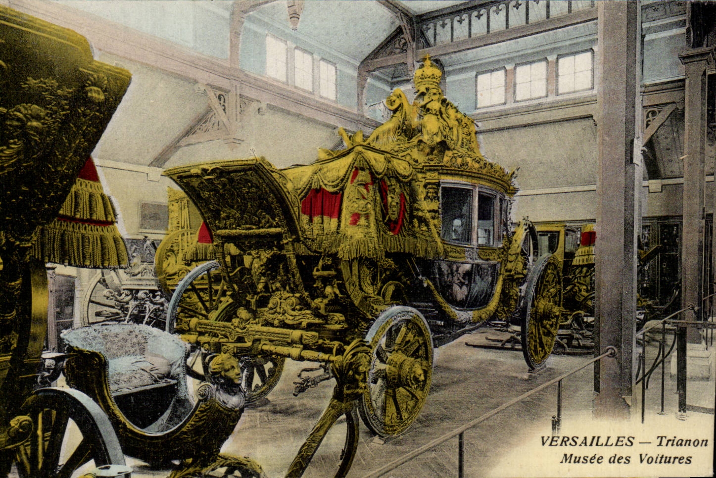 CPA Versailles Trianon Museum of the cars