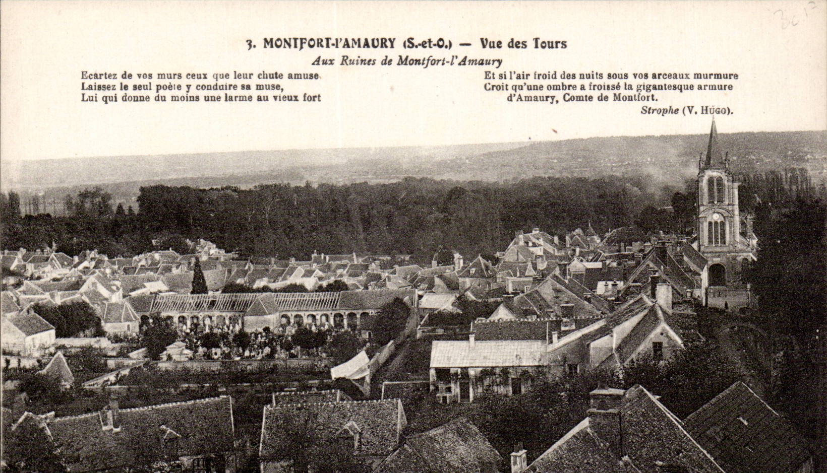 CPA Montfort Amaury Seen of the Tours