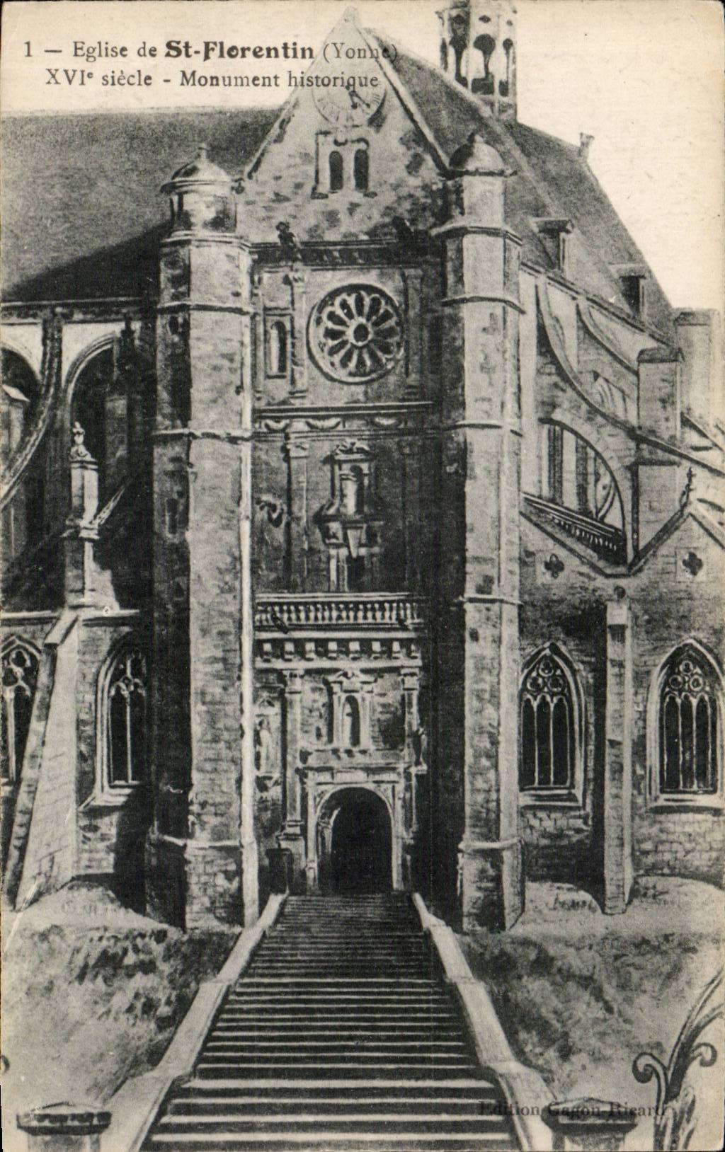 CPA Church of St Florentin