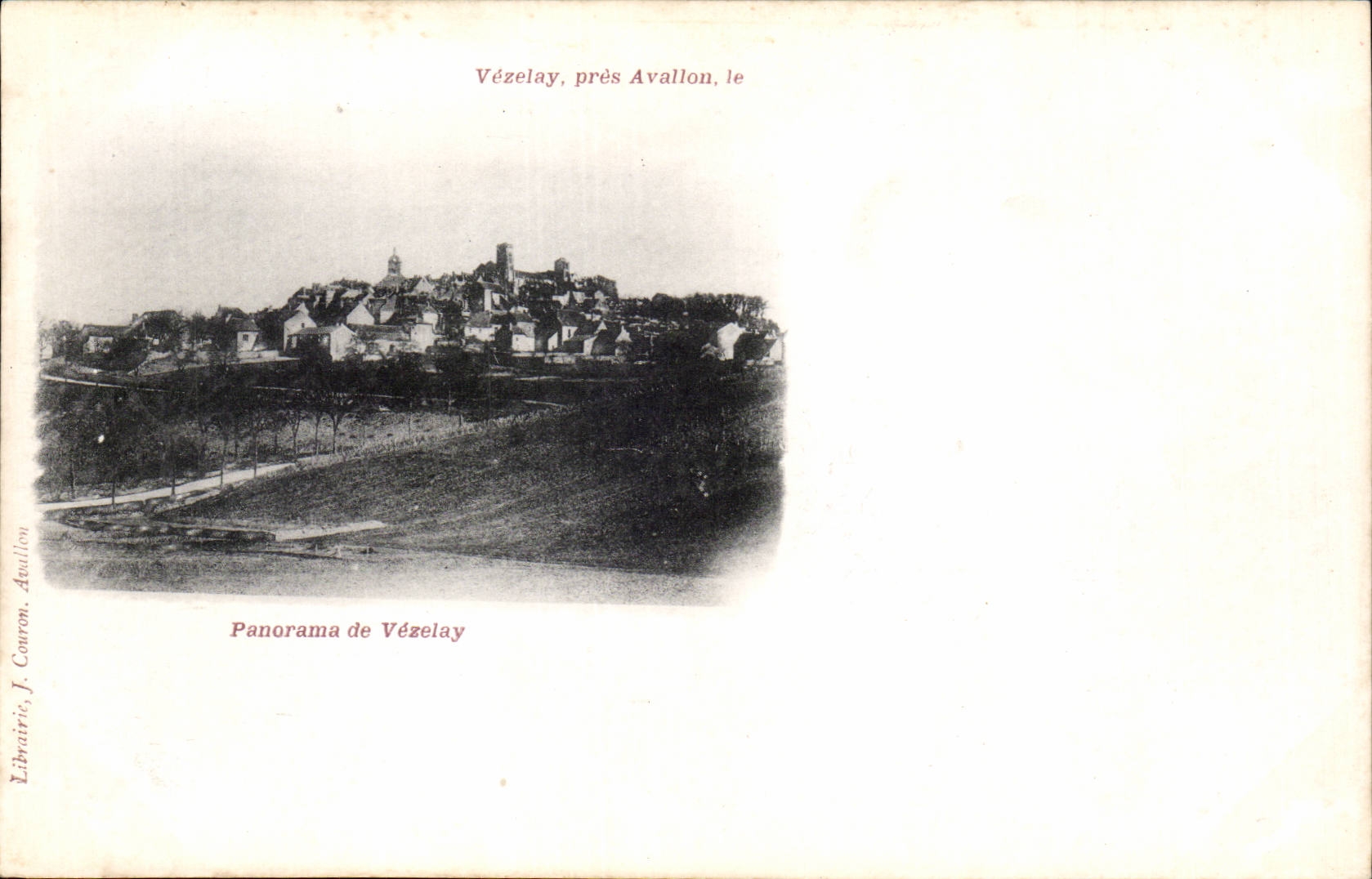 CPA Vezelay close avallon Panorama