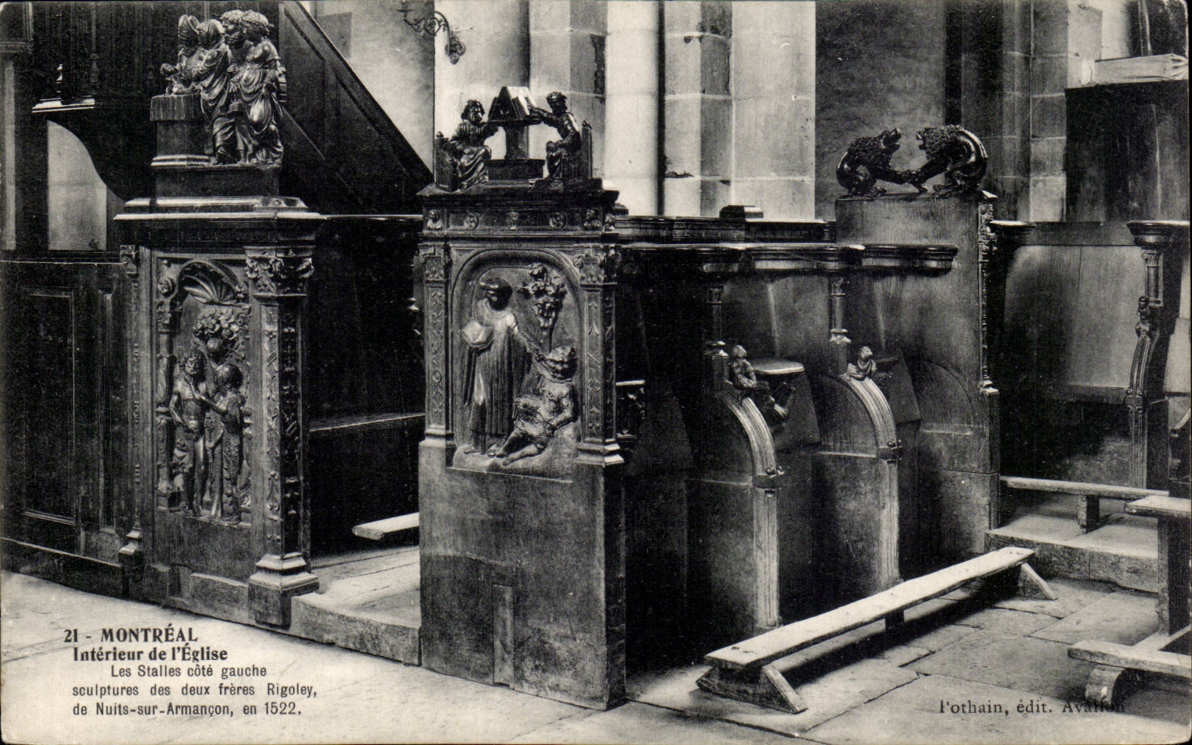 CPA Interior Montreal of the church