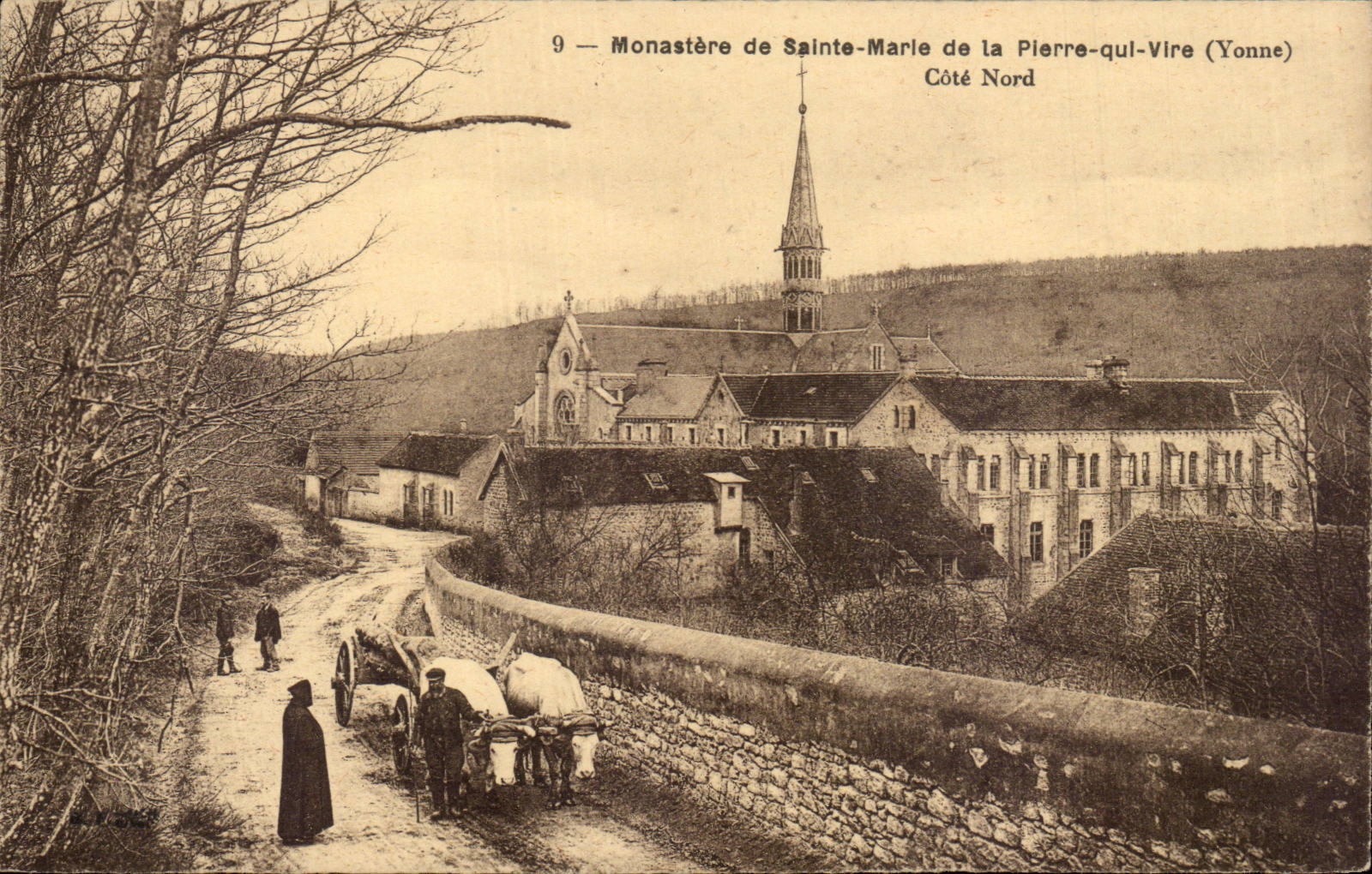 CPA Monastery of Sainte Marie of the stone which Transfers Northern Dimension ox Coach